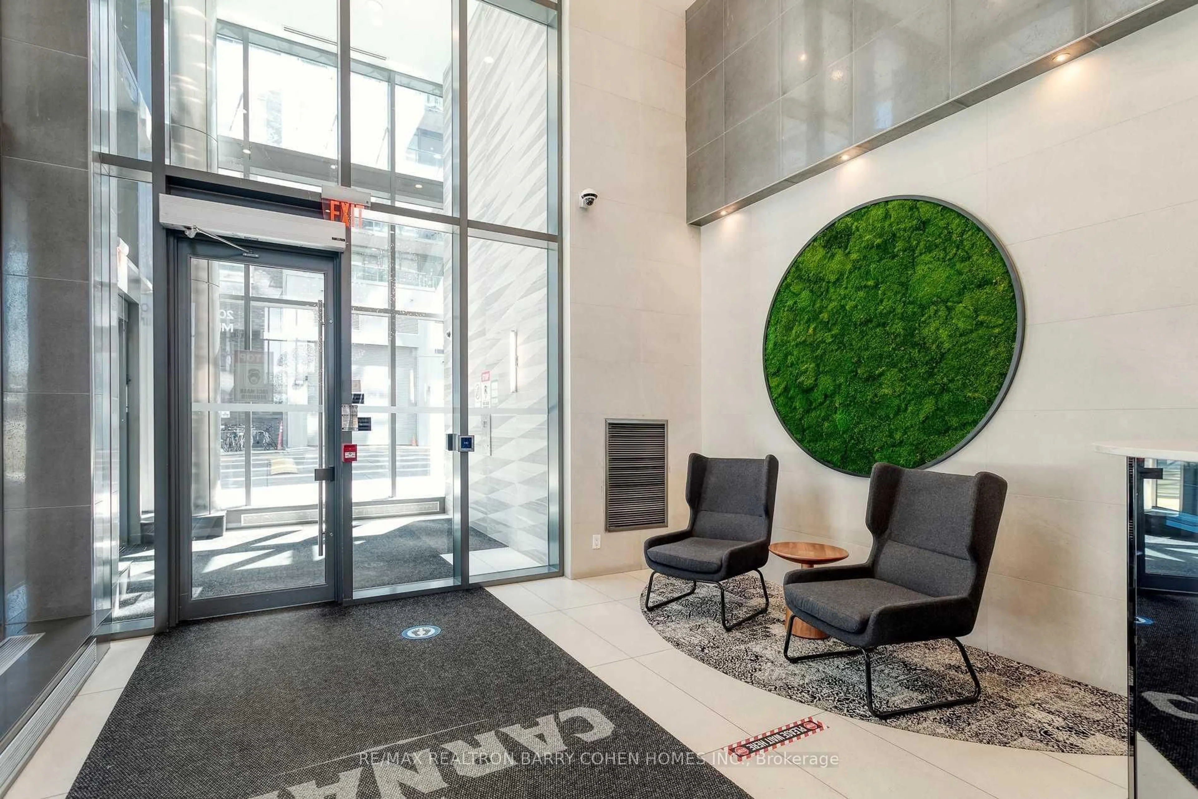 Indoor foyer for 20 Minowan Miikan Lane #2011, Toronto Ontario M6J 0E5