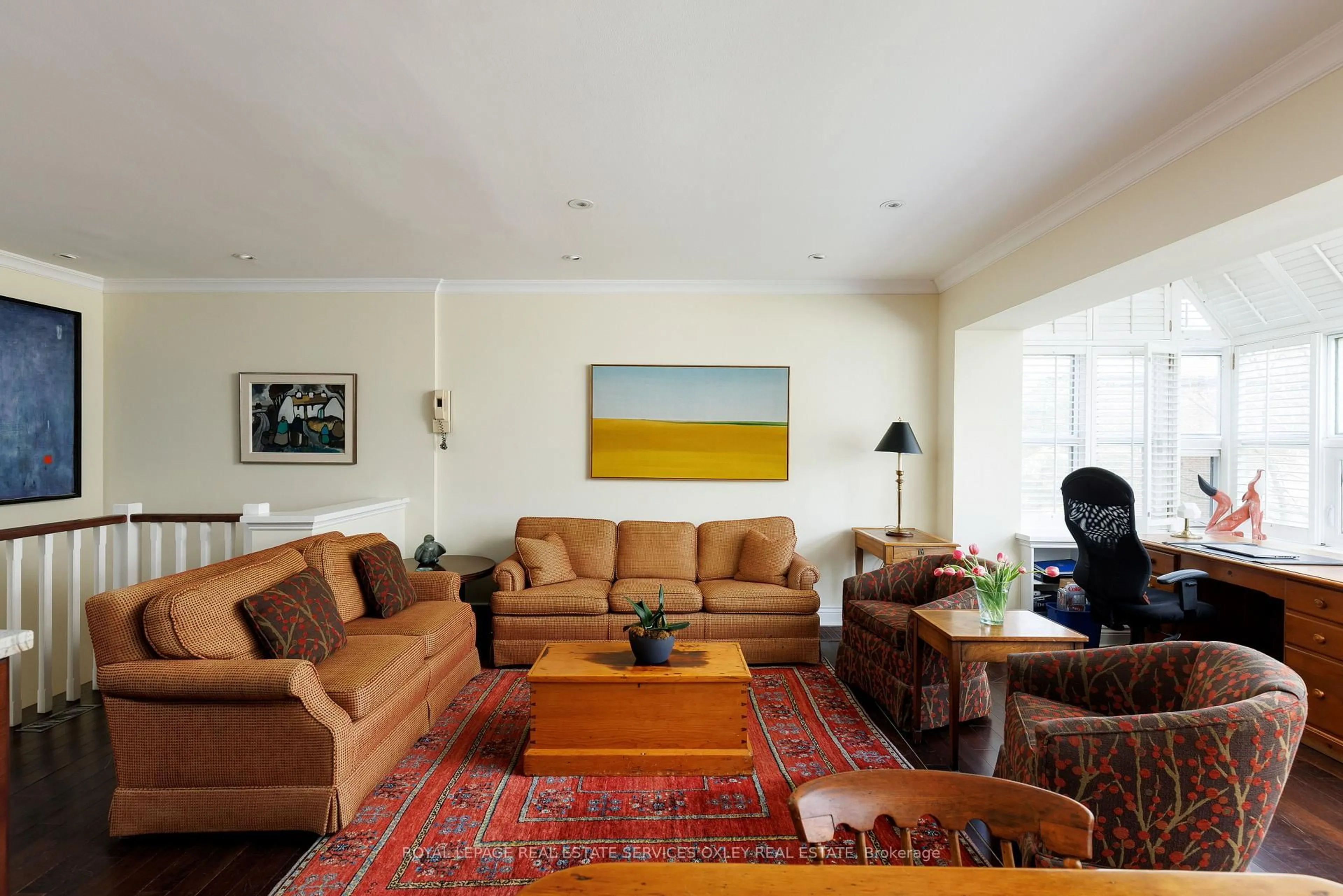 Living room with furniture, unknown for 8 Hawthorn Ave #205, Toronto Ontario M4W 2Z2