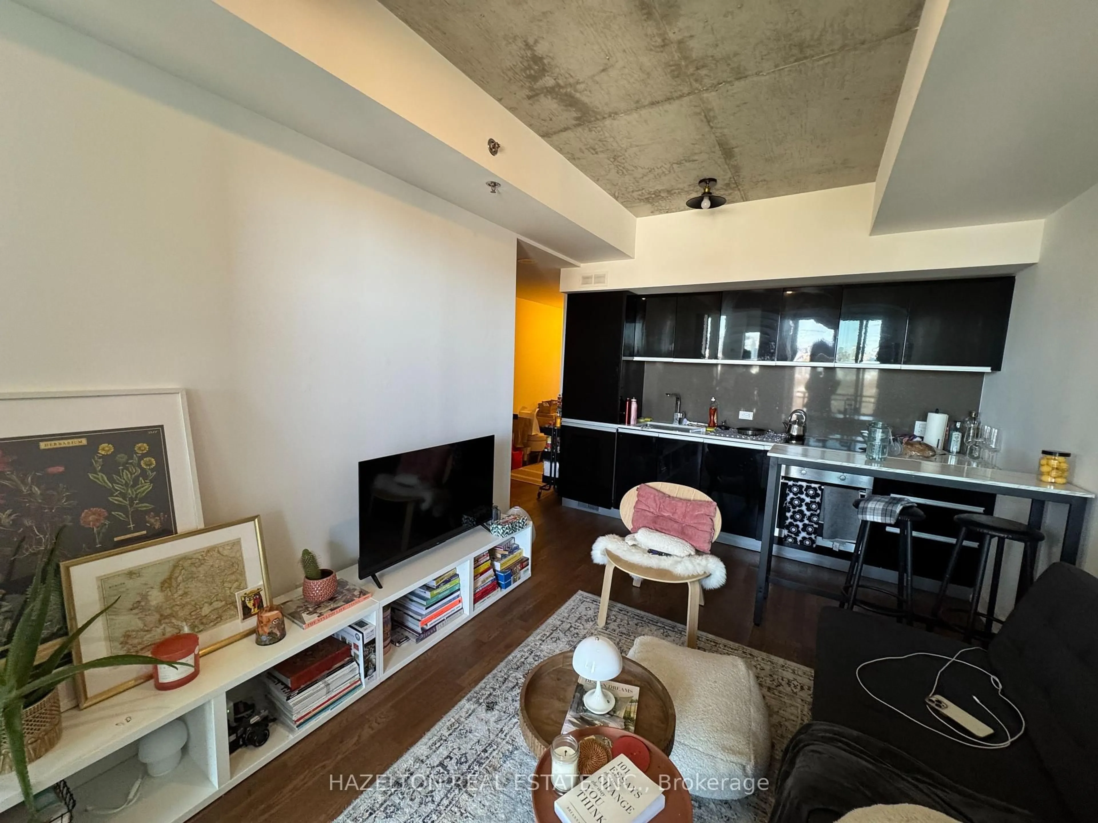 Living room with furniture, unknown for 20 Minowan Miikan Lane #1029, Toronto Ontario M6J 0E5