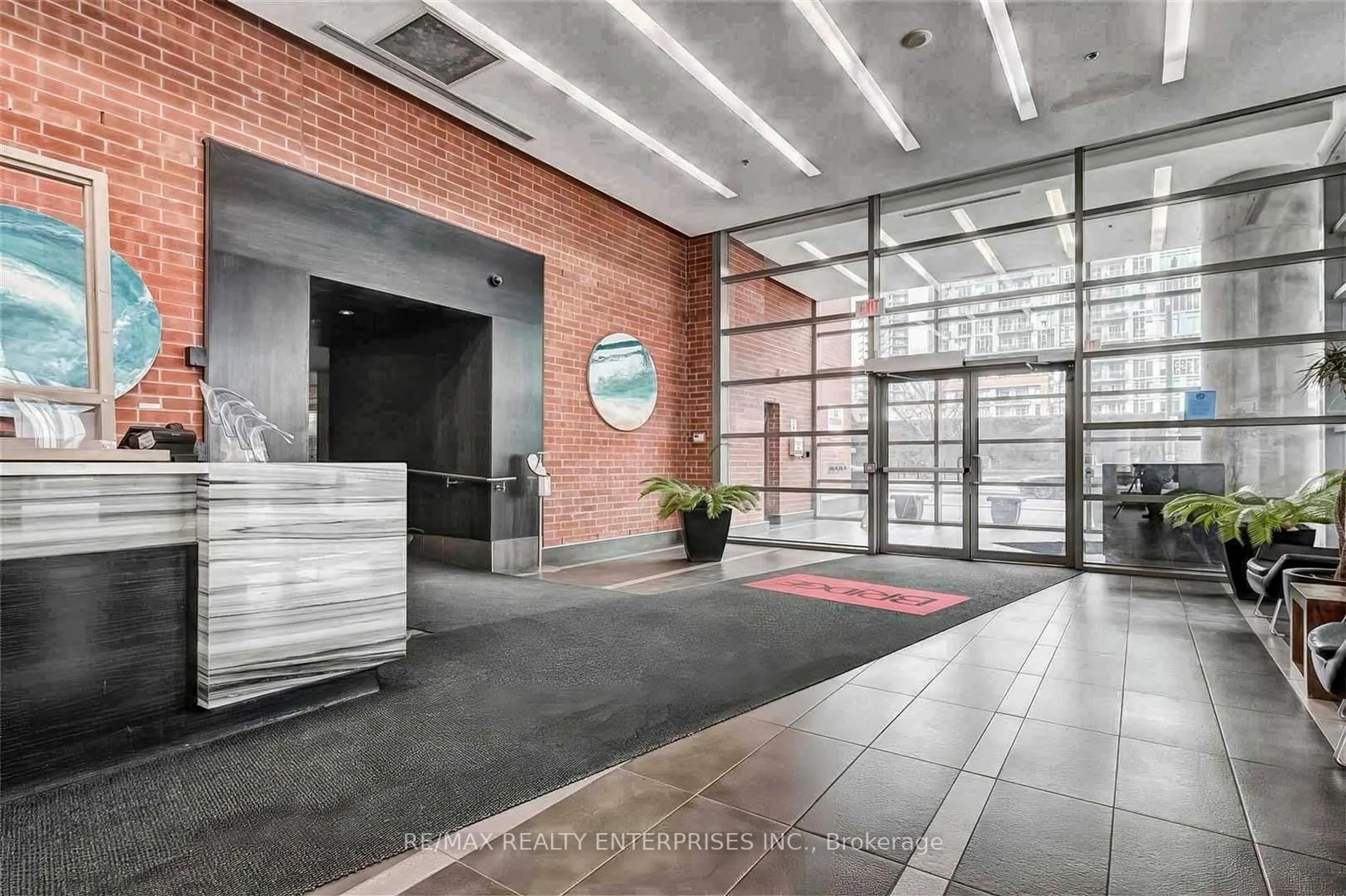 Indoor foyer for 38 Joe Shuster Way #1707, Toronto Ontario M6K 0A5
