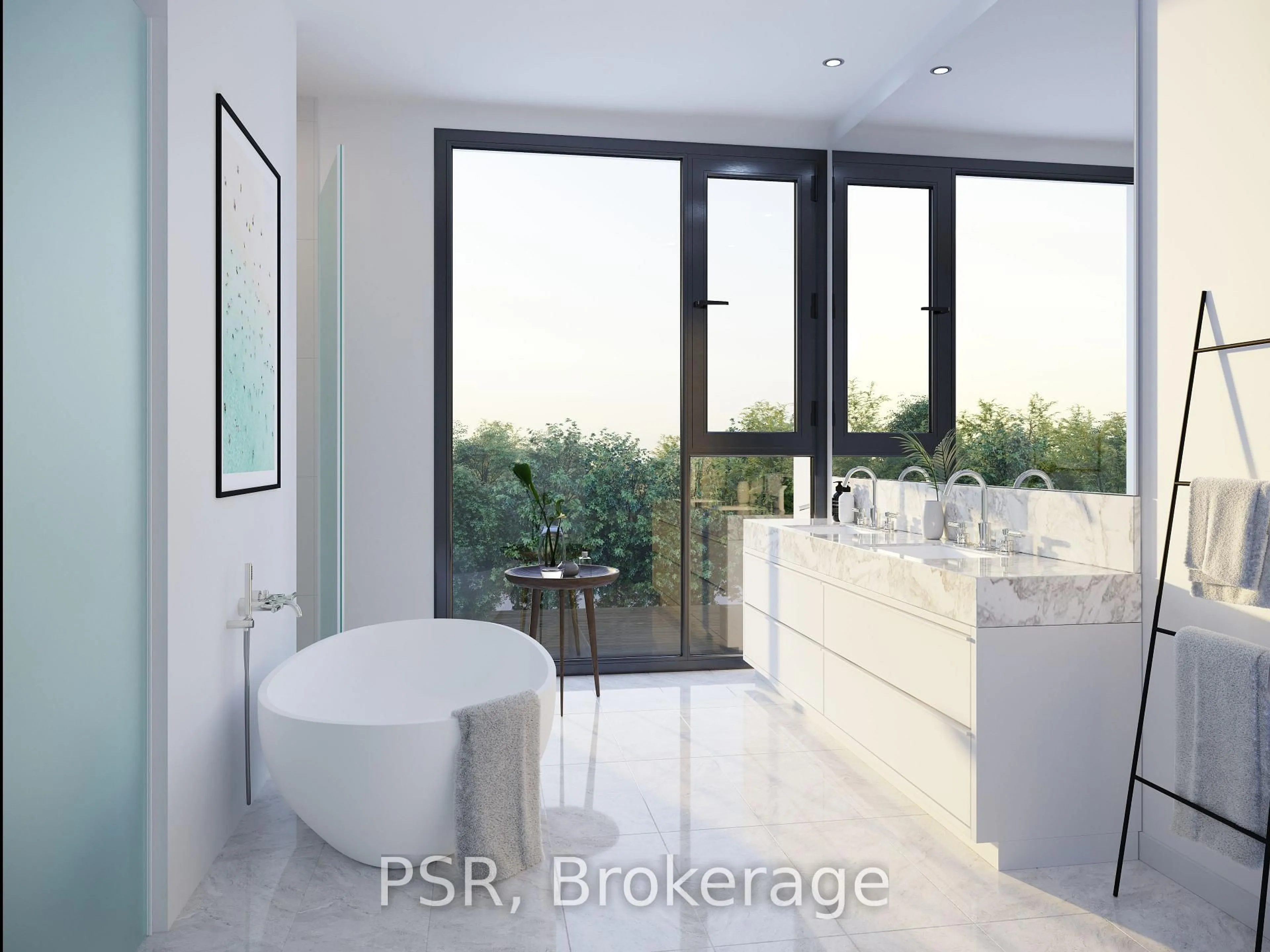Contemporary bathroom, ceramic/tile floor for 200 Keewatin Ave #206, Toronto Ontario M4P 1Z8