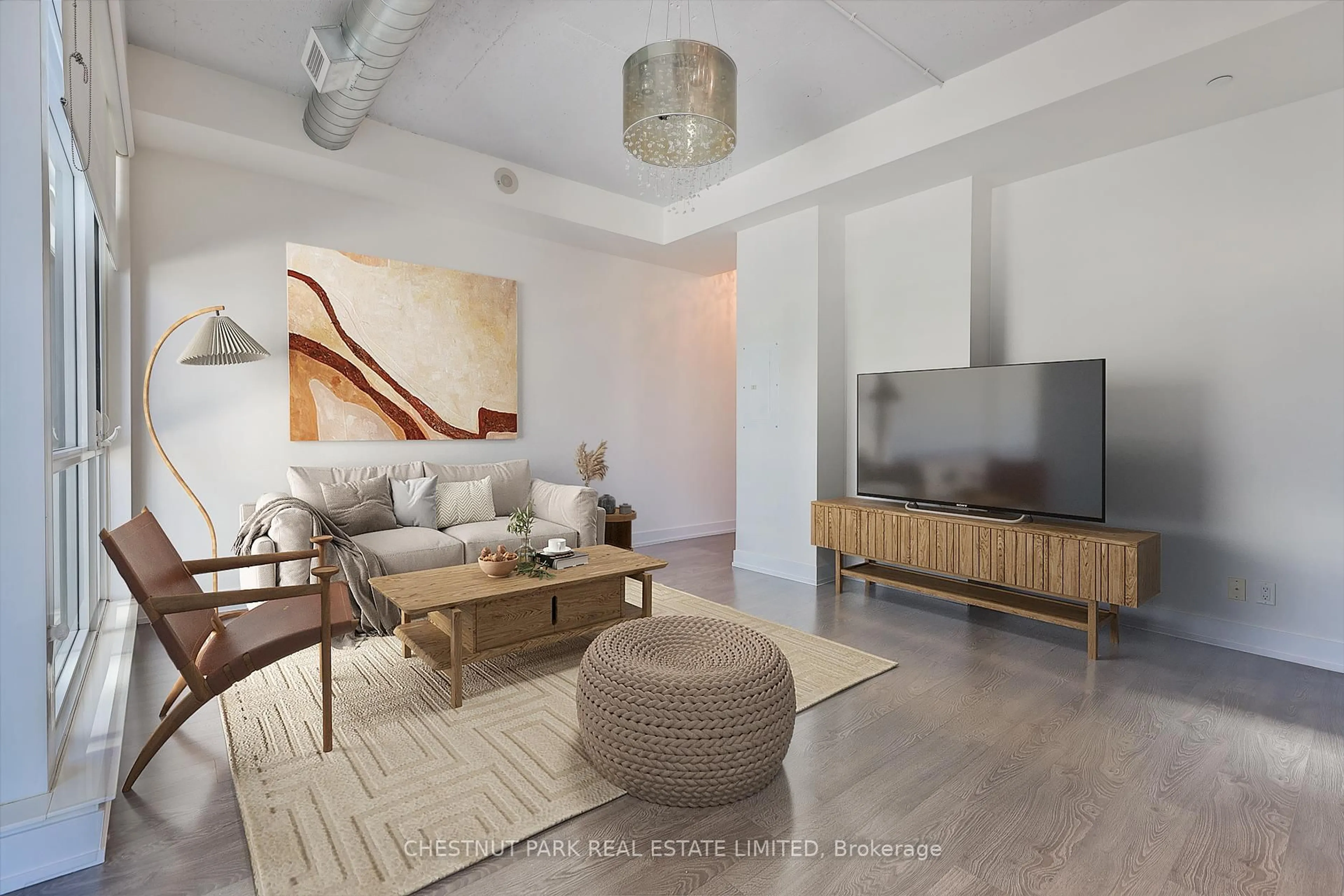 Living room with furniture, unknown for 75 The Donway N/A #603, Toronto Ontario M3C 2E9