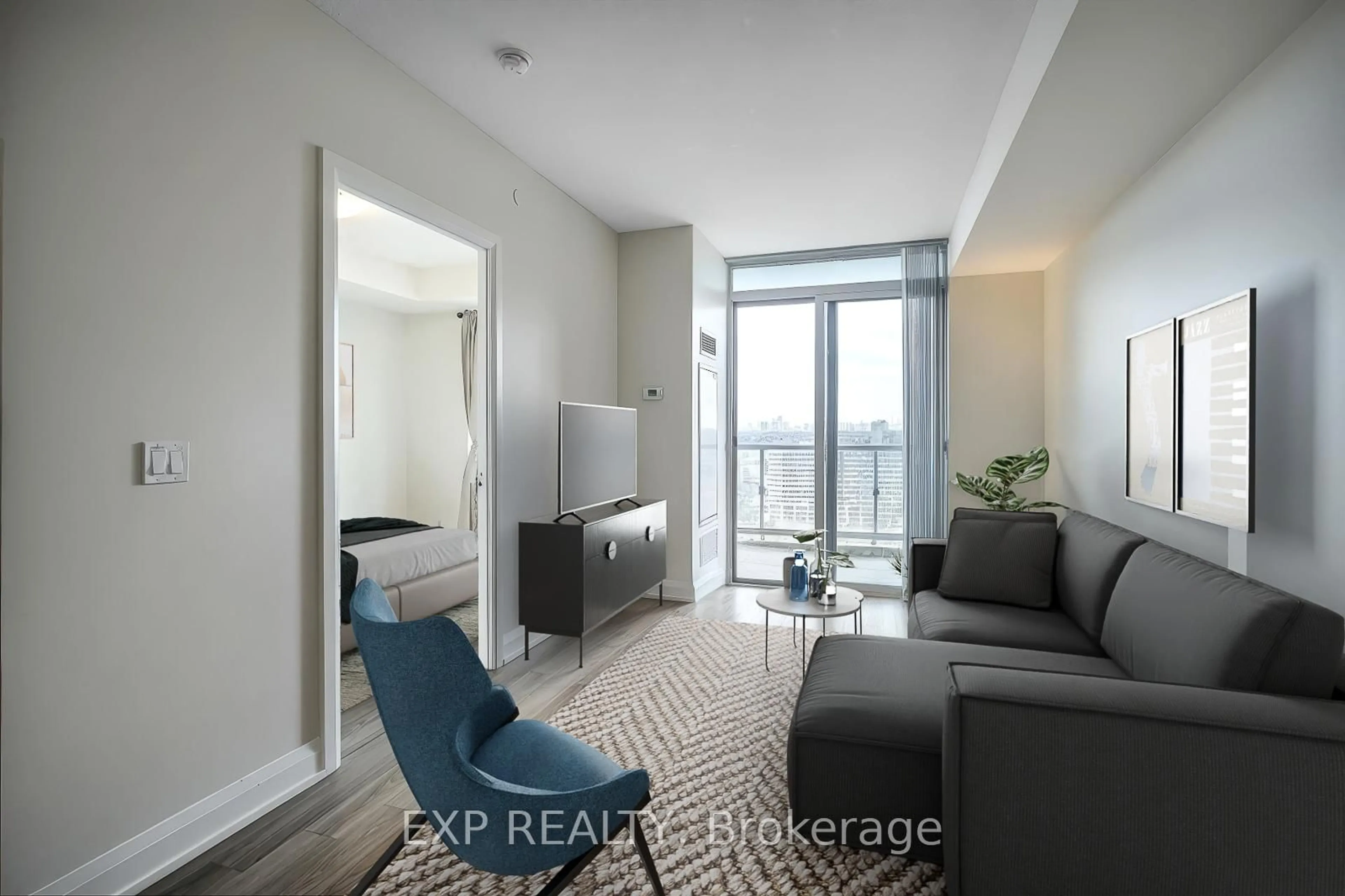 Living room with furniture, unknown for 18 Graydon Hall Dr #1701, Toronto Ontario M3A 0A4
