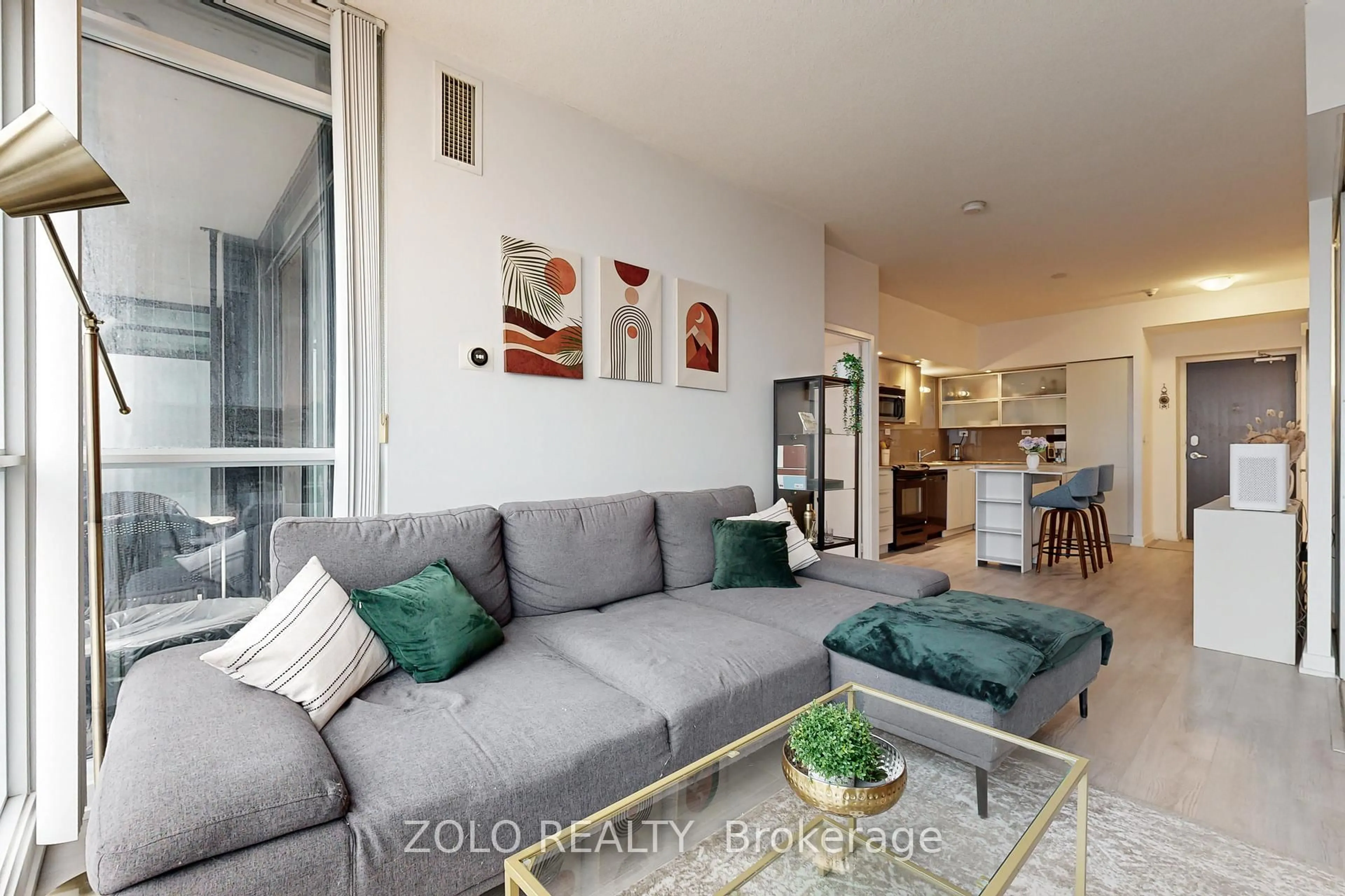 Living room with furniture, unknown for 25 Capreol Crt #3306, Toronto Ontario M5V 3Z7