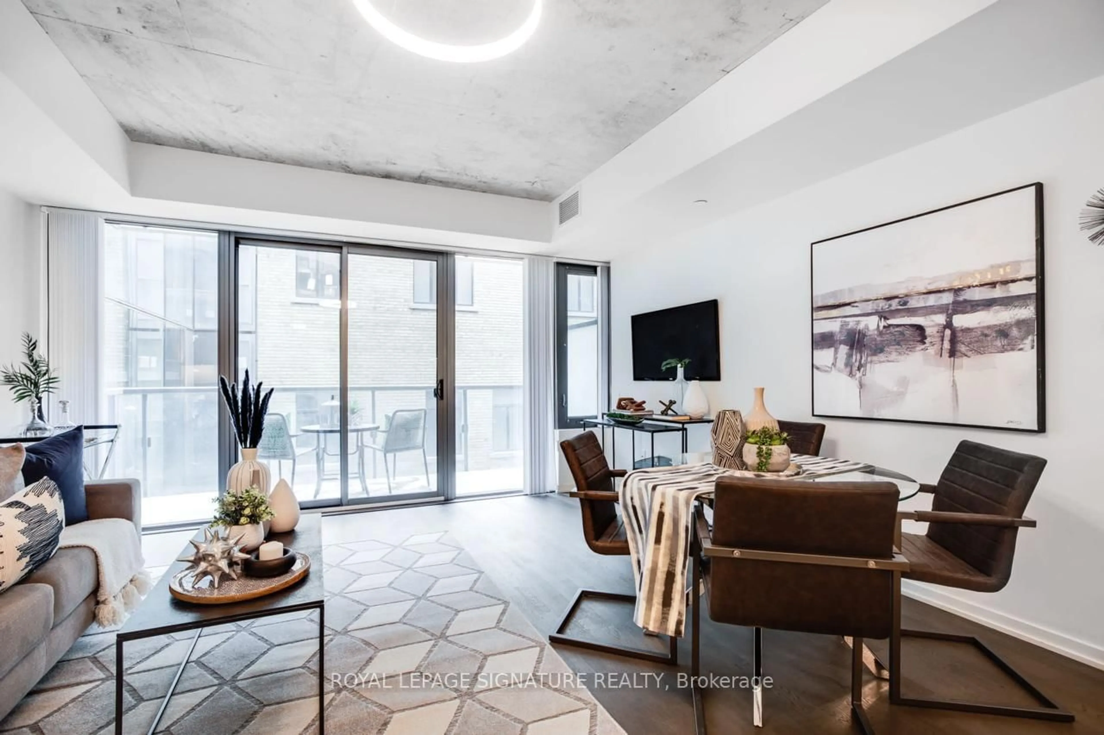 Living room with furniture, unknown for 60 Colborne St #319, Toronto Ontario M5E 1E3