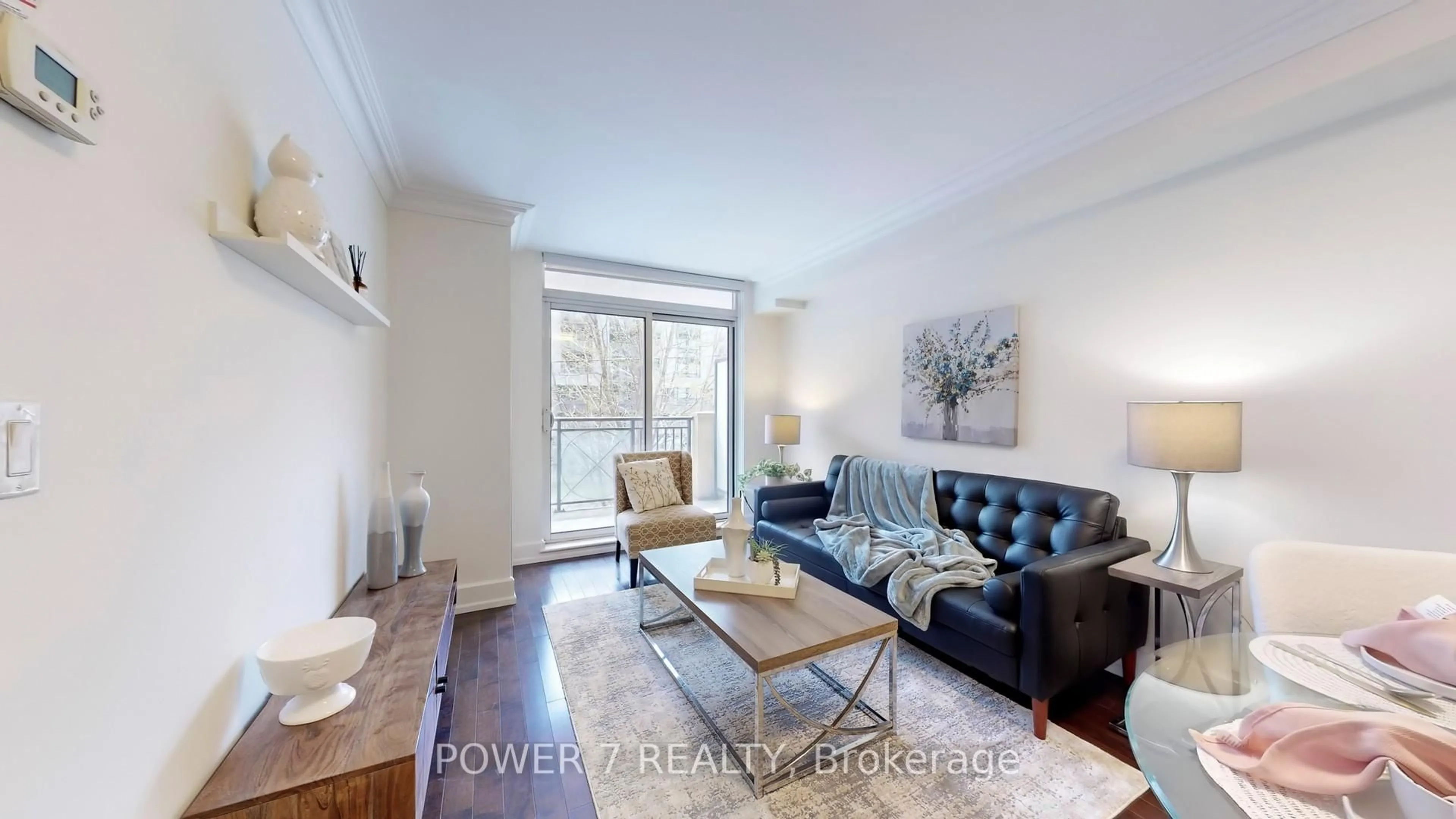 Living room with furniture, unknown for 650 Sheppard Ave #218, Toronto Ontario M2K 1C1