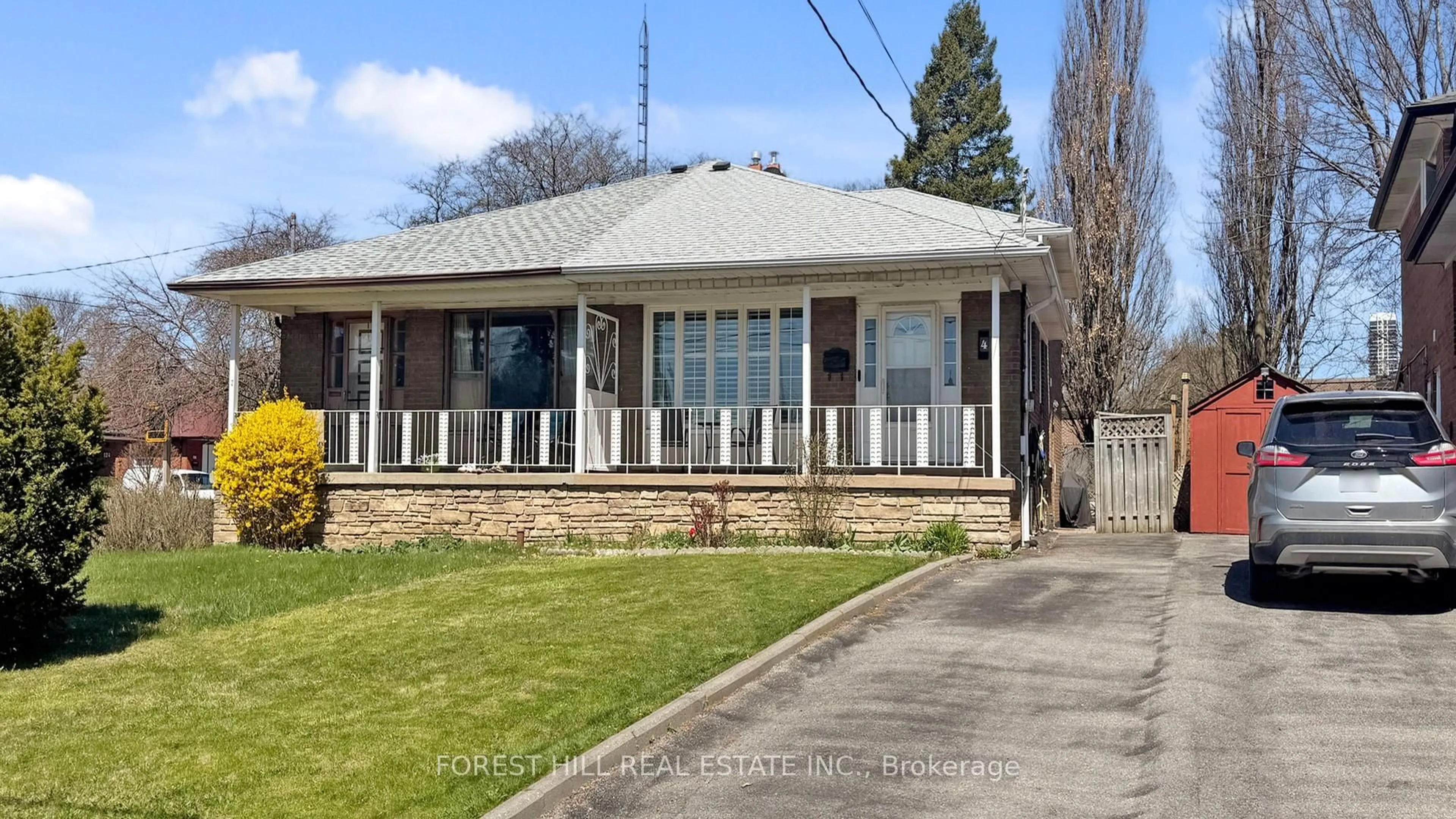 Home with brick exterior material, street for 4 Slidell Cres, Toronto Ontario M3A 2C4