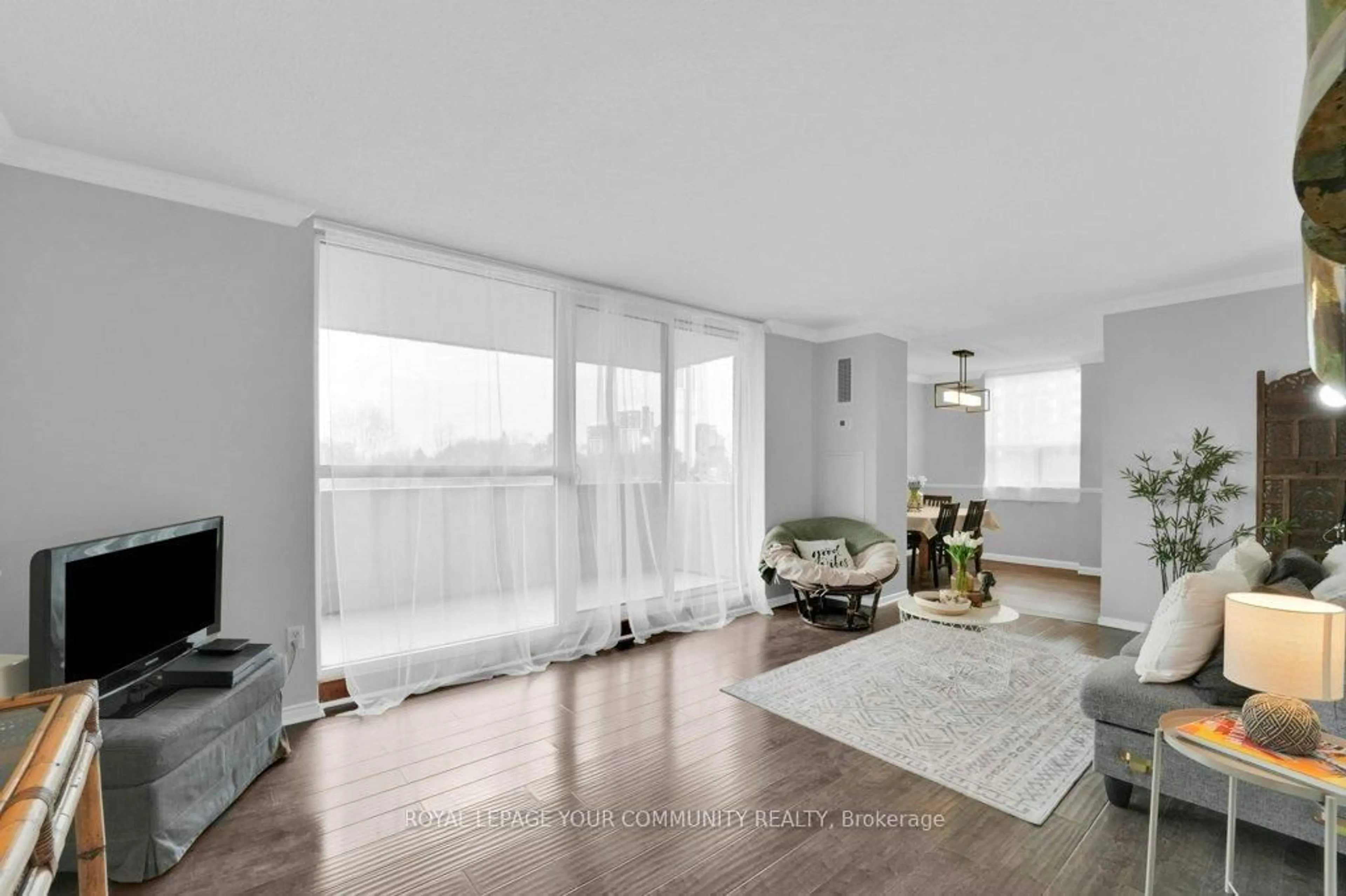 Living room with furniture, unknown for 5 Old Sheppard Ave #503, Toronto Ontario M2J 4K3
