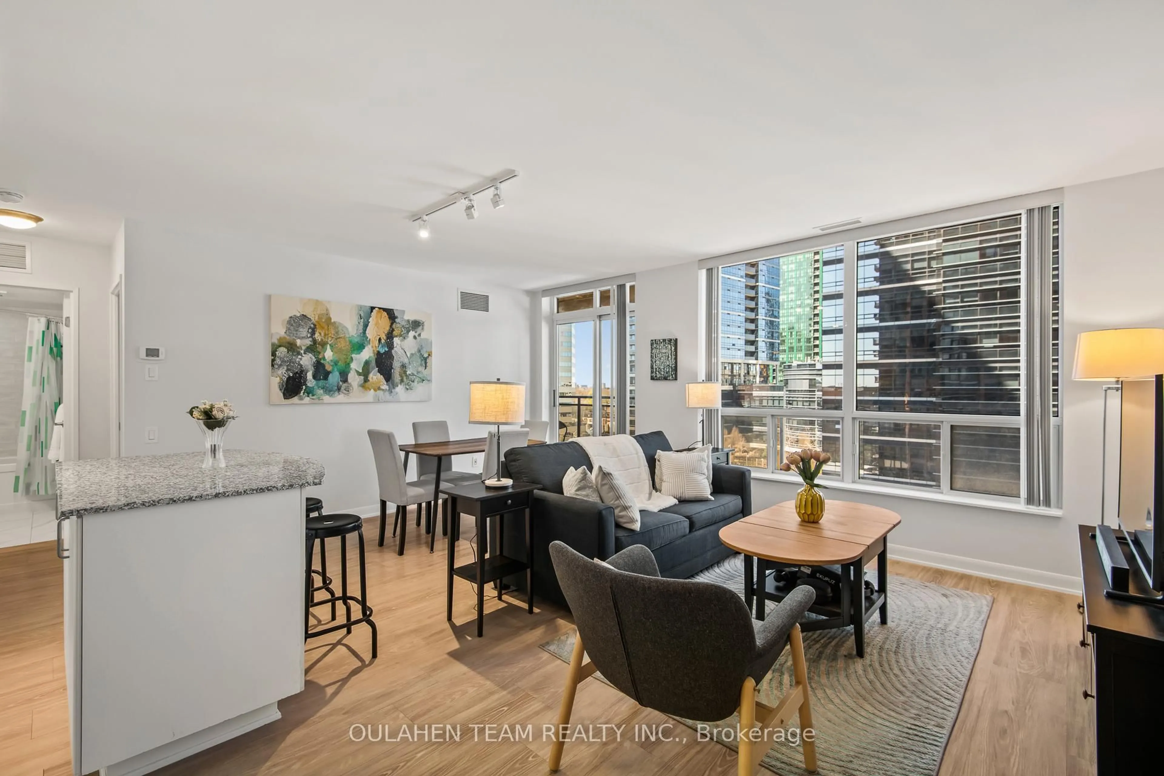 Living room with furniture, unknown for 33 Sheppard Ave #1106, Toronto Ontario M2N 7K1