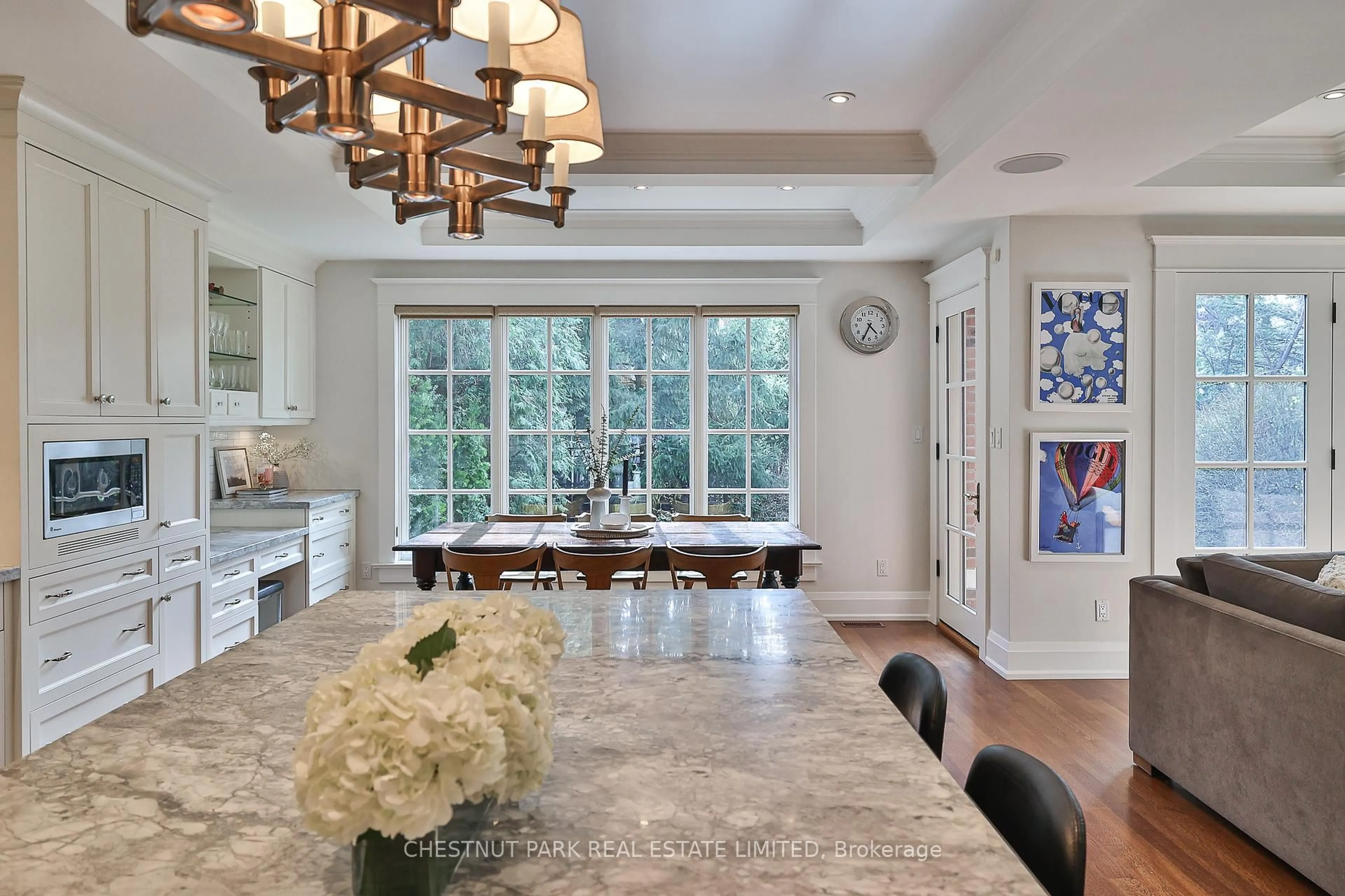 Open concept kitchen, ceramic/tile floor for 8 St Leonard's Cres, Toronto Ontario M4N 3A6