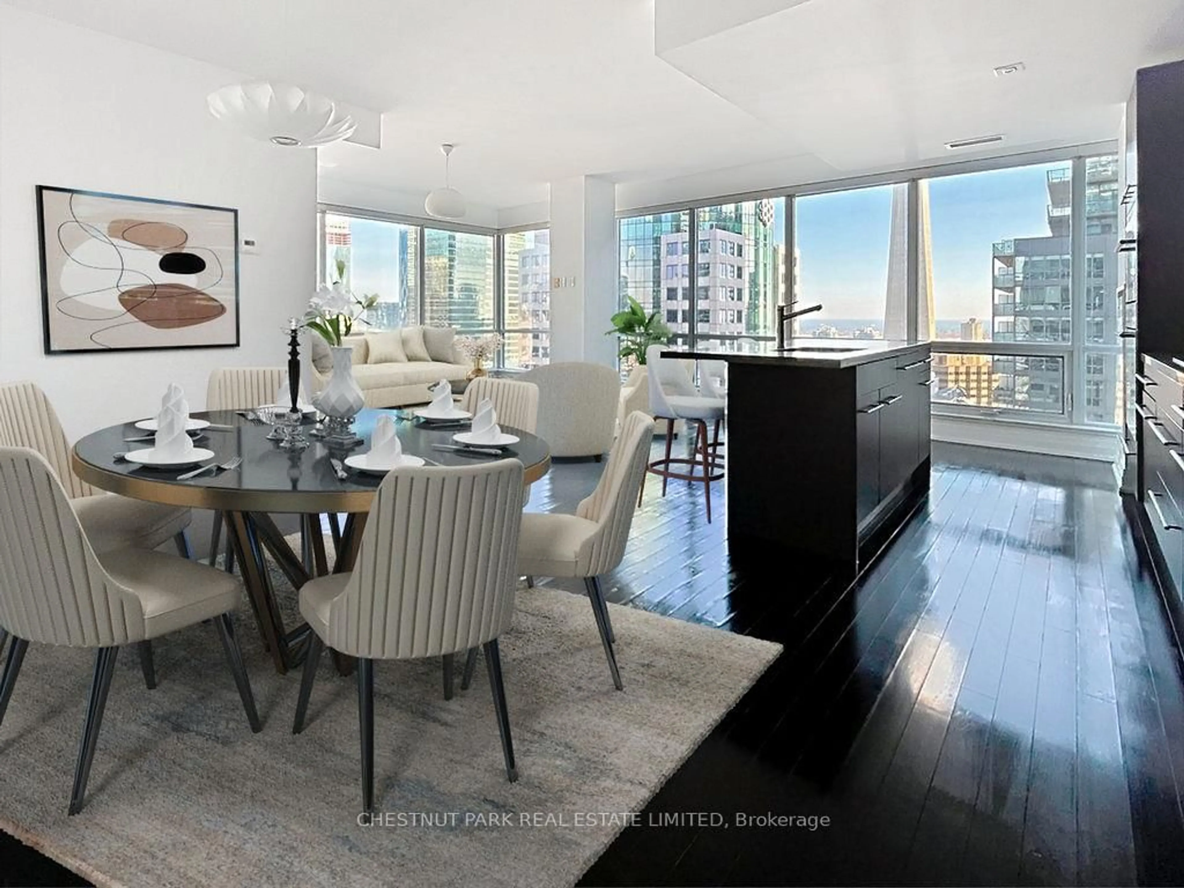 Dining room, unknown for 80 John St #2812, Toronto Ontario M5V 3X4