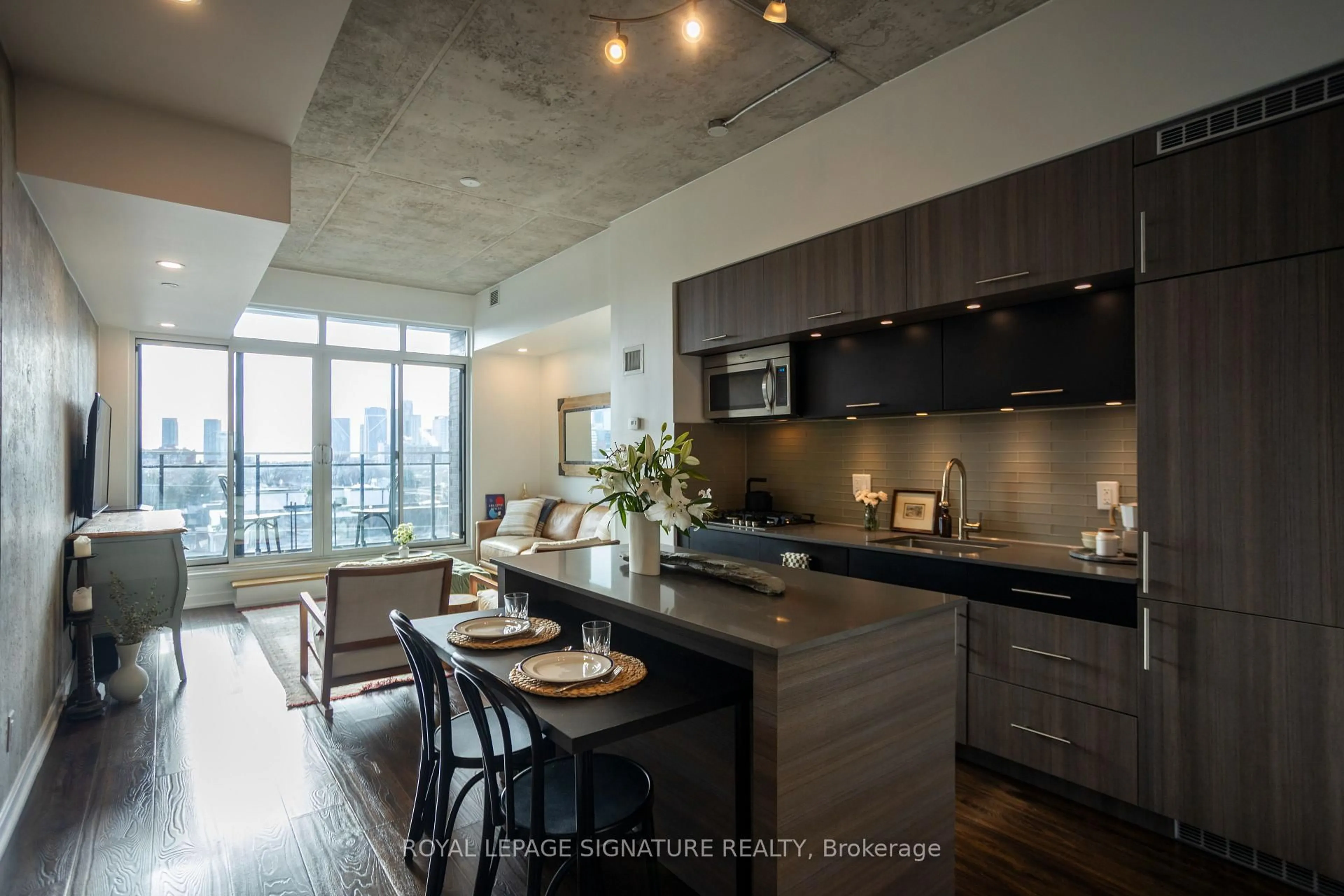 Open concept kitchen, unknown for 205 Manning Ave #408, Toronto Ontario M6J 0E2