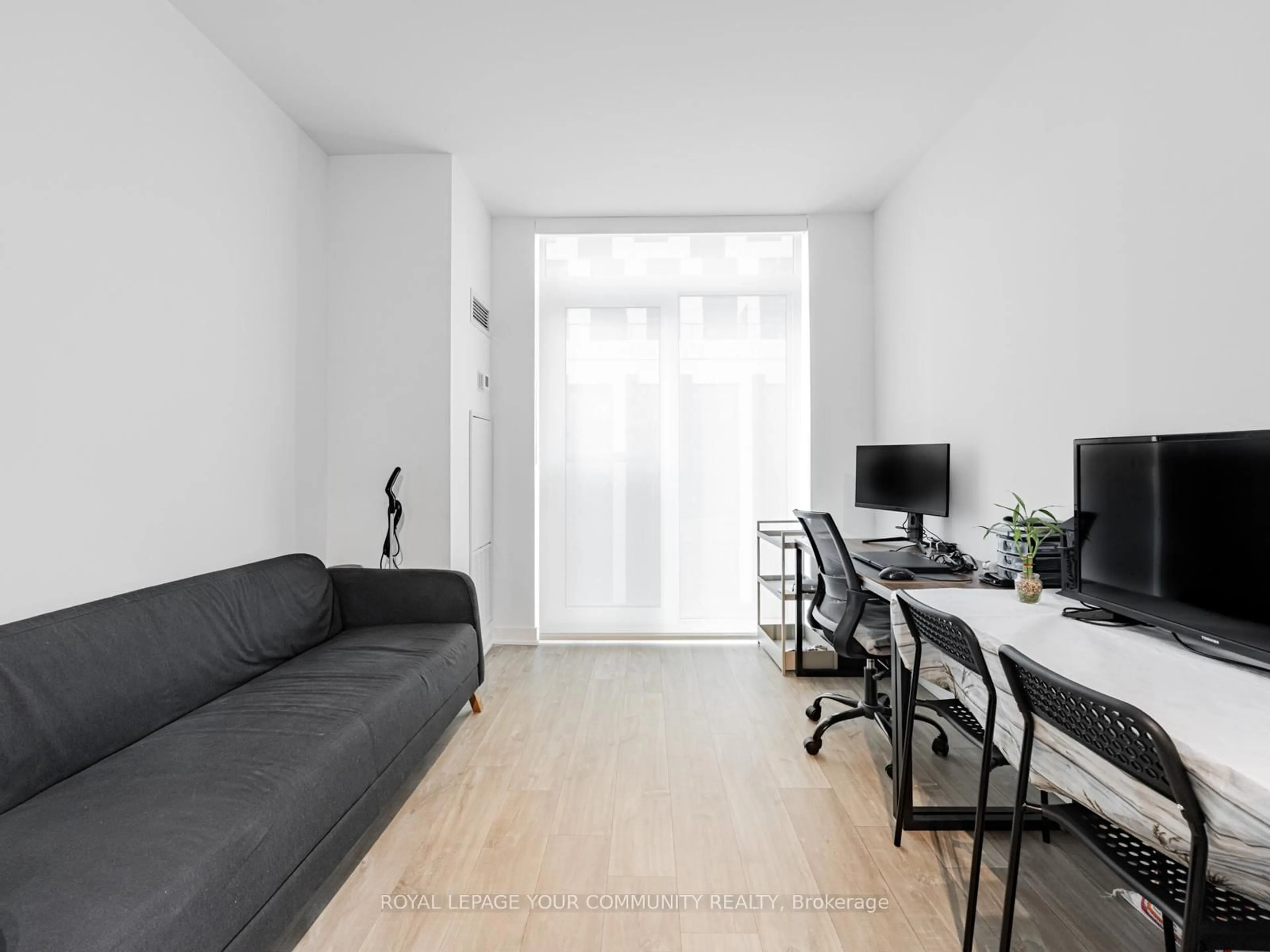 Living room with furniture, unknown for 100 Dalhousie St #415, Toronto Ontario M5B 0C7