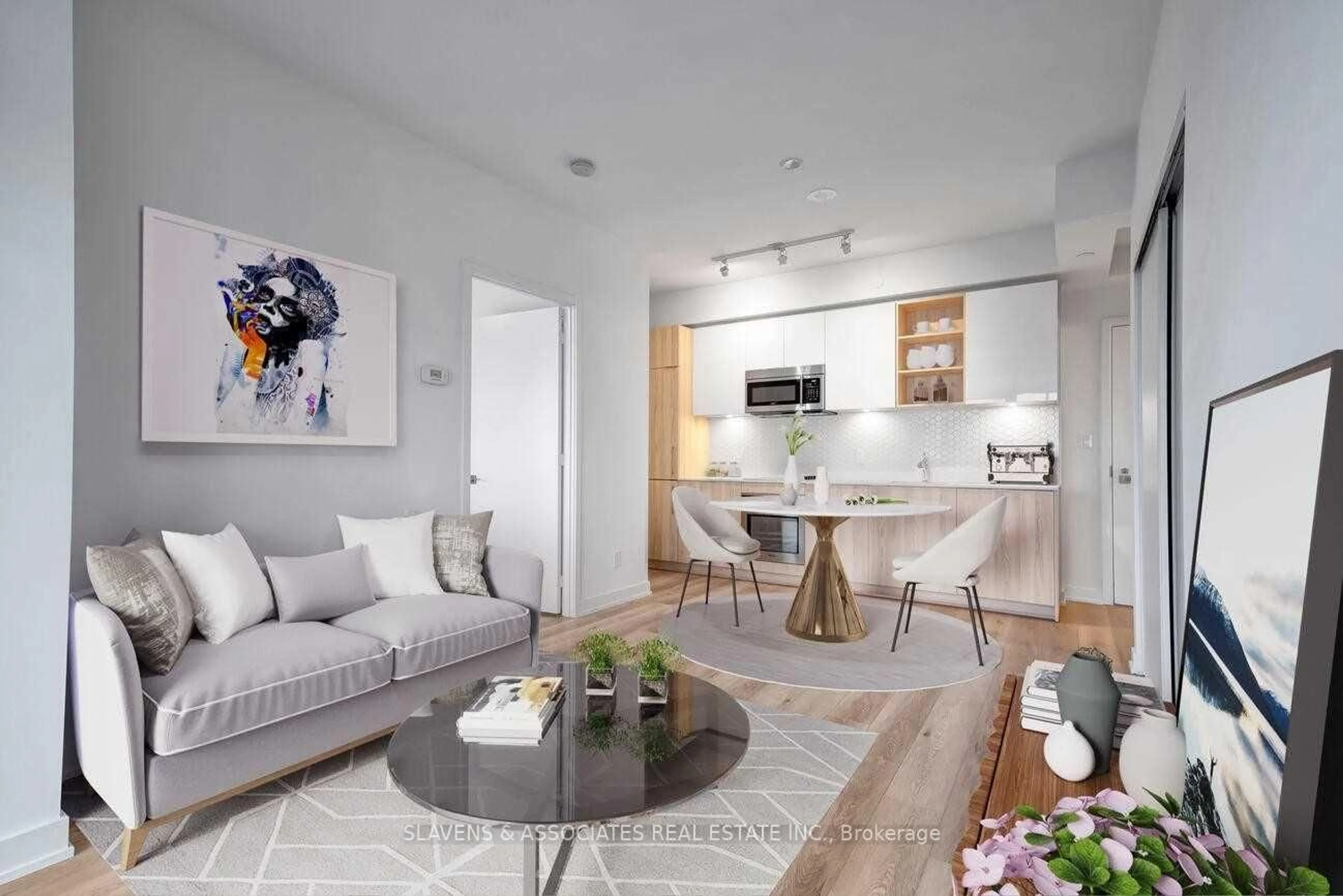Living room with furniture, unknown for 50 Ordnance St #2912, Toronto Ontario M6K 0C9