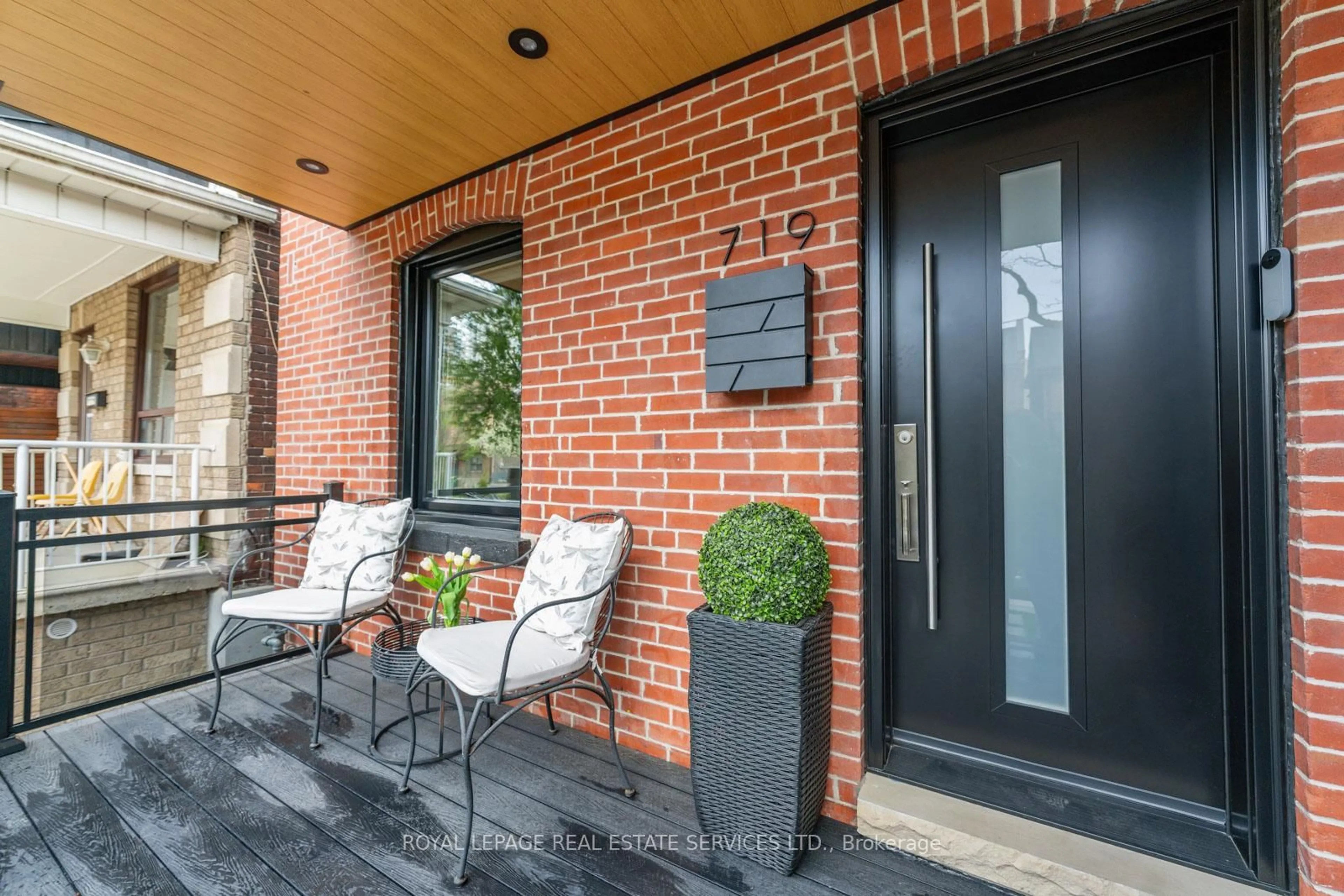 Home with brick exterior material, street for 719 St Clarens Ave, Toronto Ontario M6H 3X2