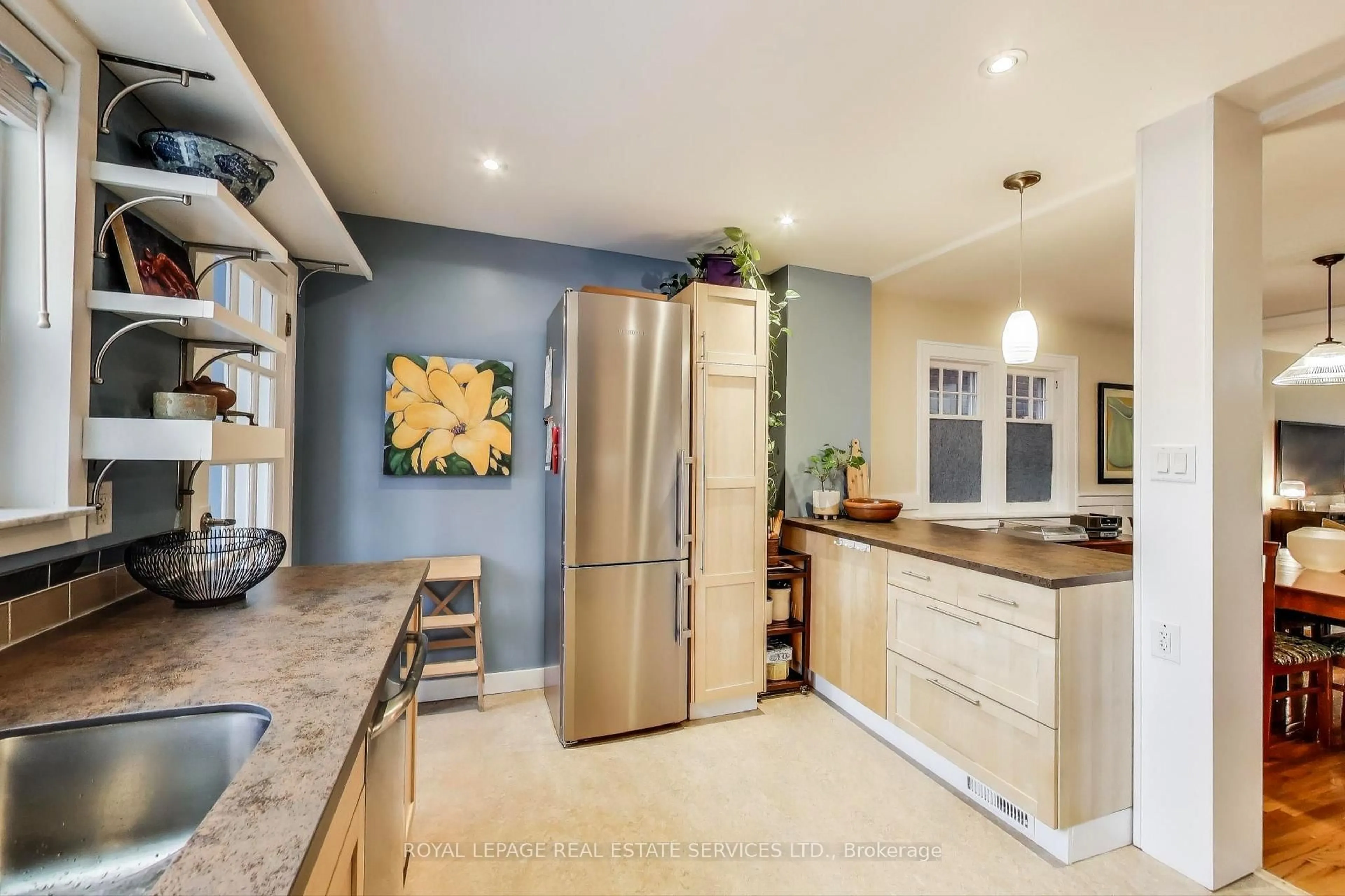 Contemporary kitchen, ceramic/tile floor for 99 Winnett Ave, Toronto Ontario M6C 3L4