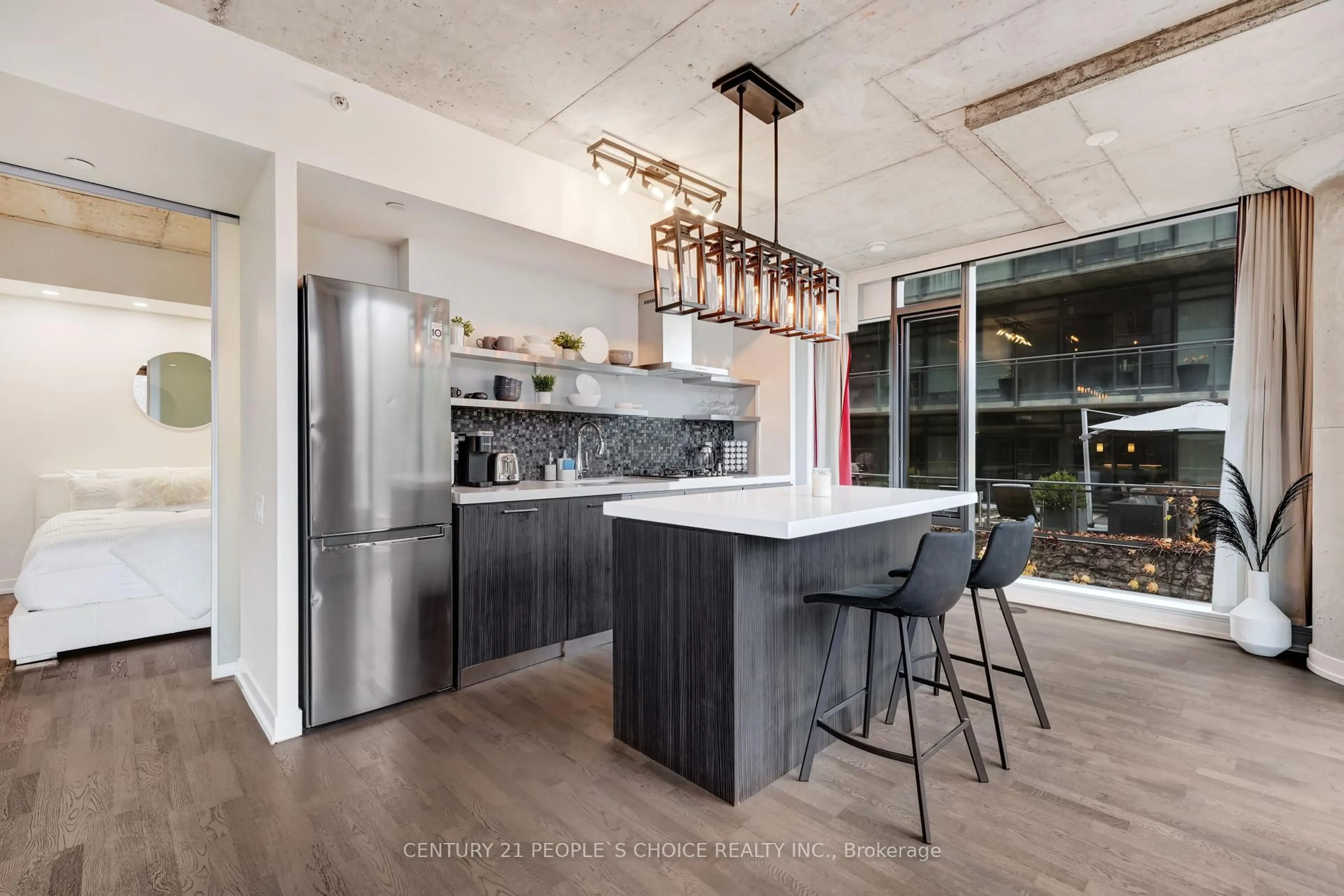 Open concept kitchen, unknown for 560 King St #305, Toronto Ontario M5V 1M3