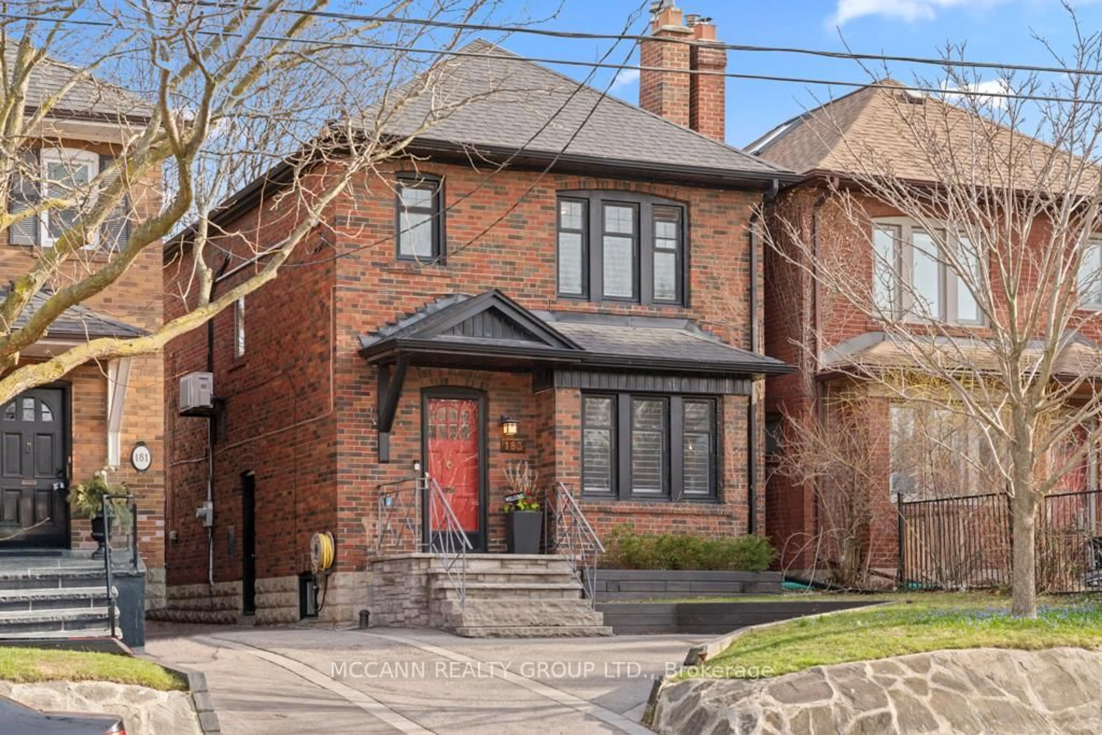 Home with brick exterior material, street for 183 Lawrence Ave, Toronto Ontario M5M 1A9