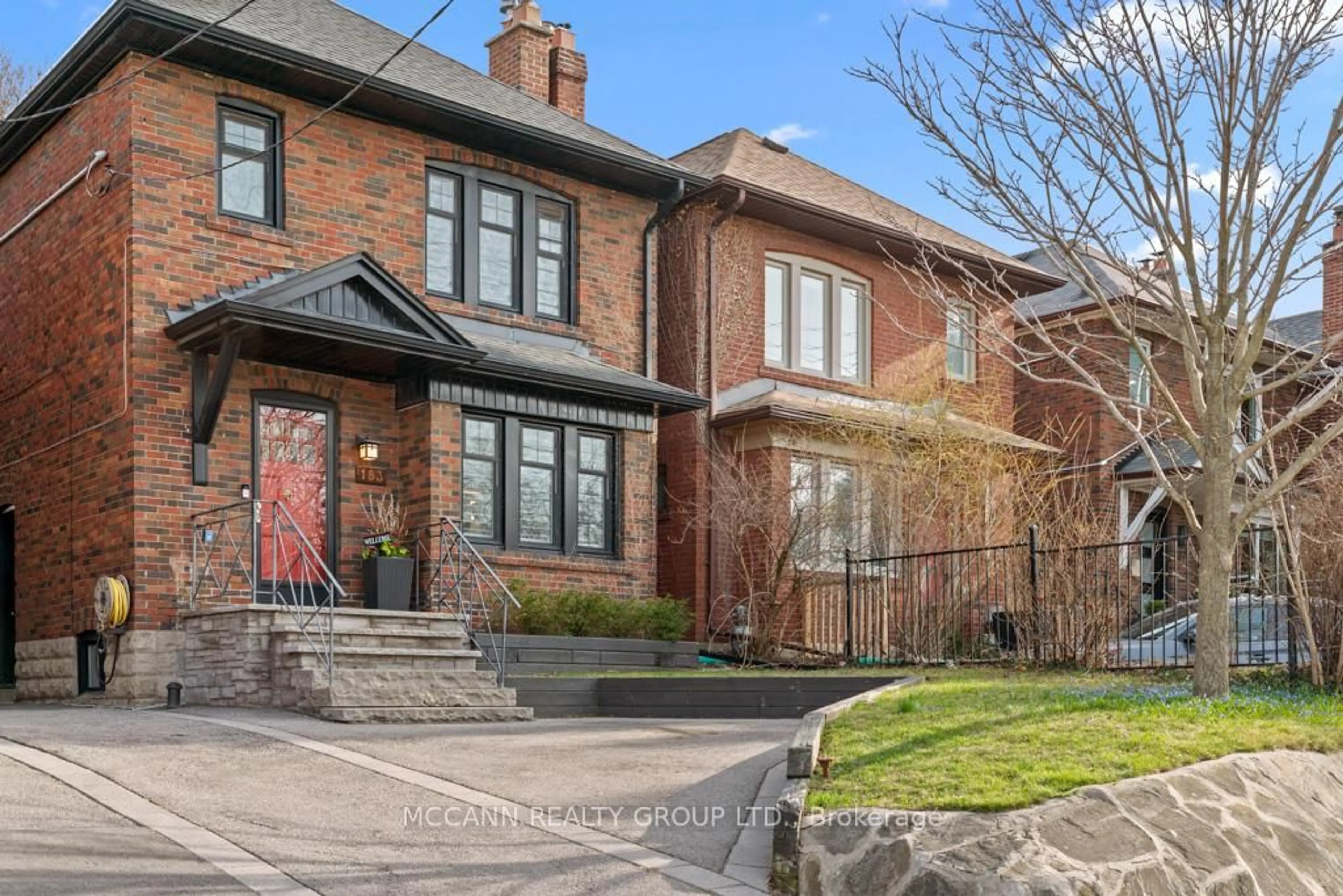 Home with brick exterior material, street for 183 Lawrence Ave, Toronto Ontario M5M 1A9