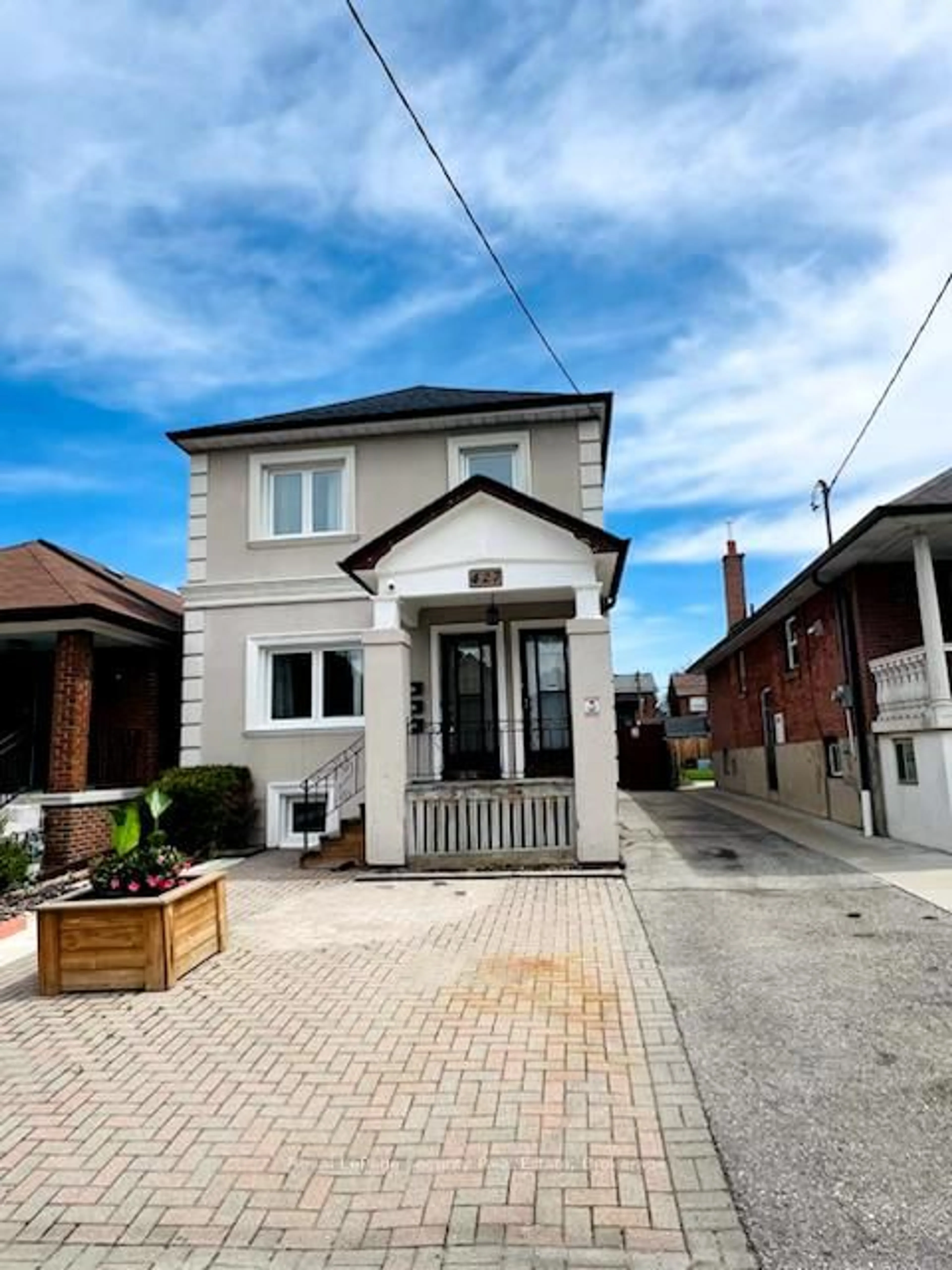 Home with brick exterior material, street for 427 Lauder Ave, Toronto Ontario M6E 3J1