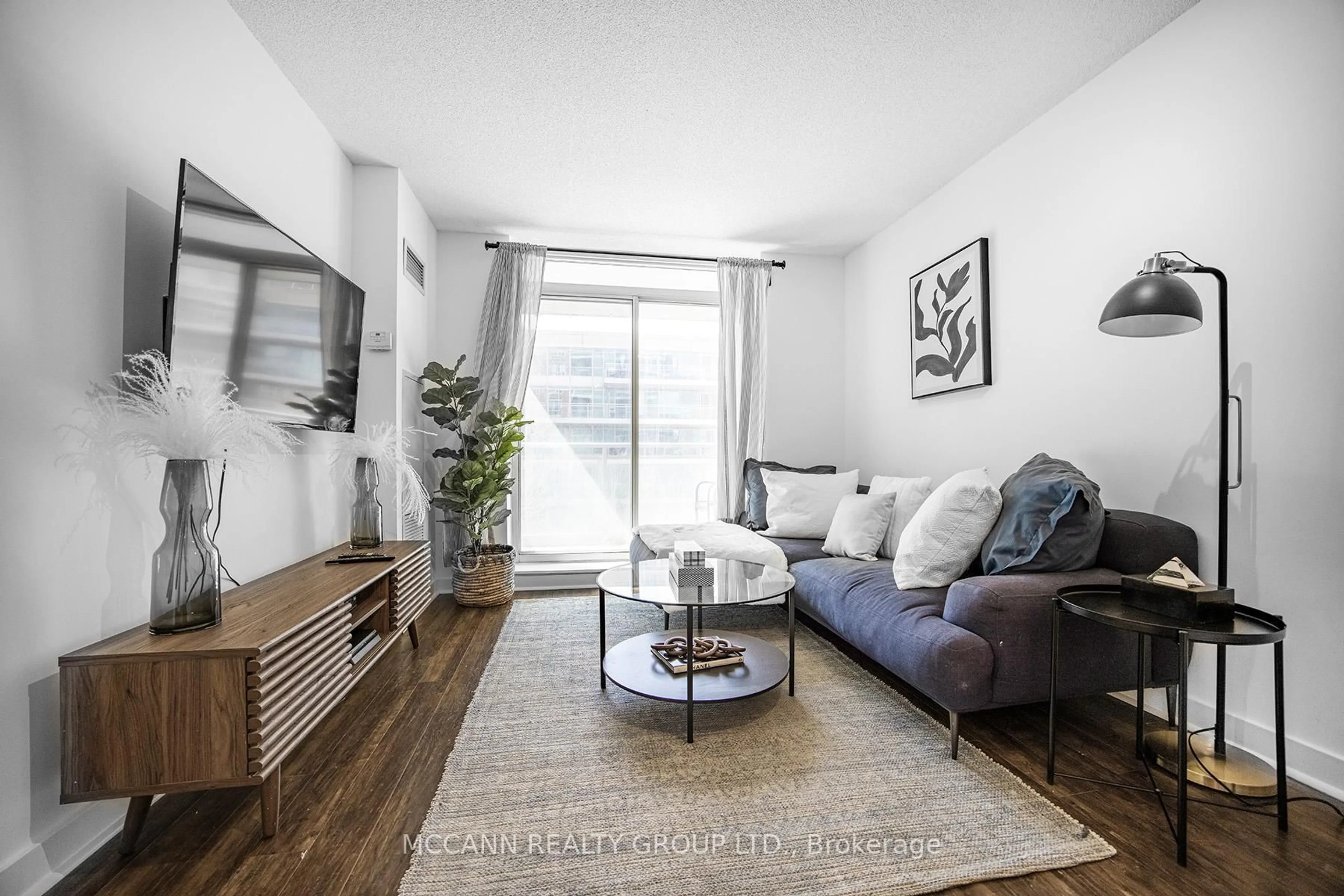 Living room with furniture, unknown for 50 Lynn Williams St #304, Toronto Ontario M6K 3R9