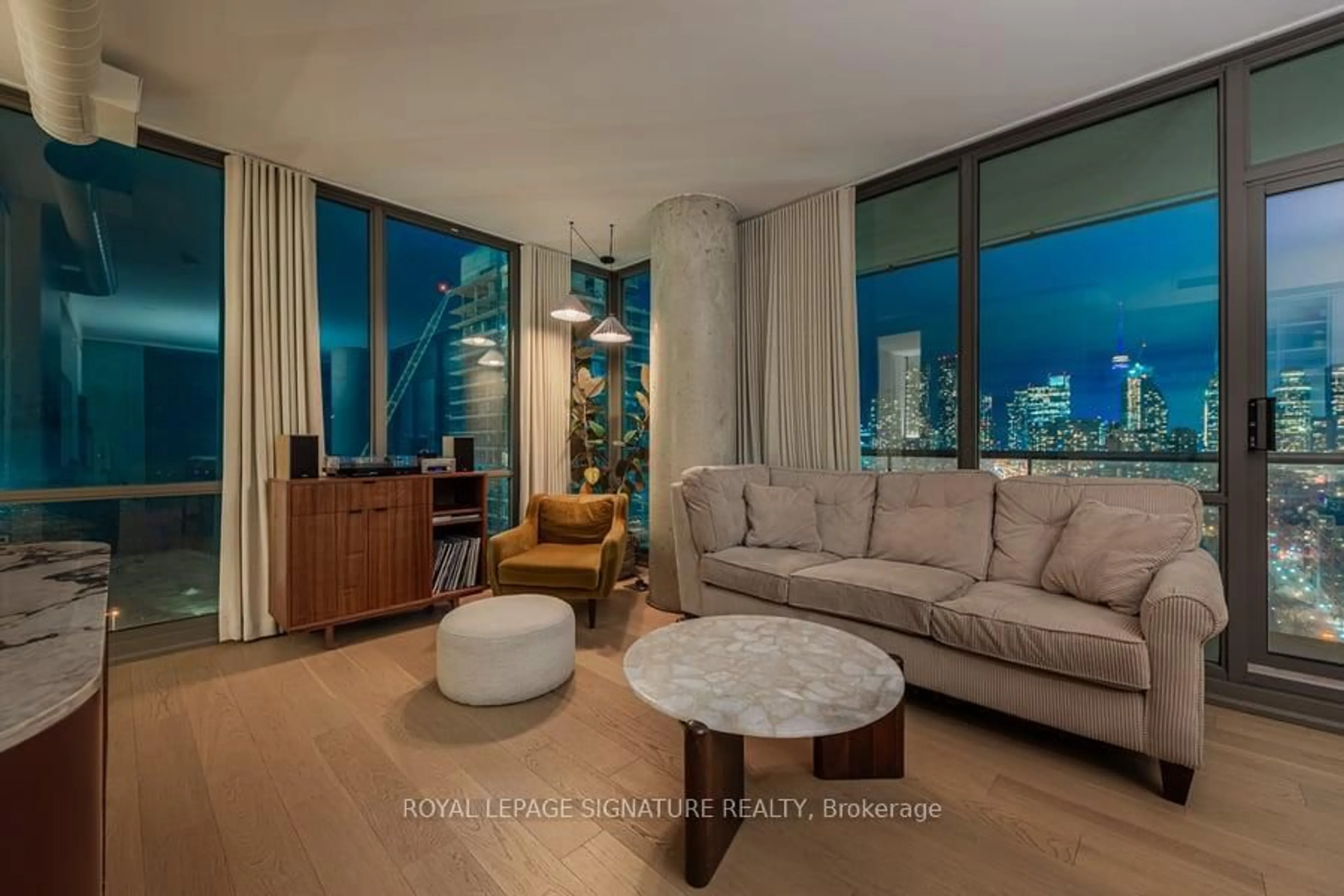 Living room with furniture, unknown for 33 Mill St #2406, Toronto Ontario M5A 3R3