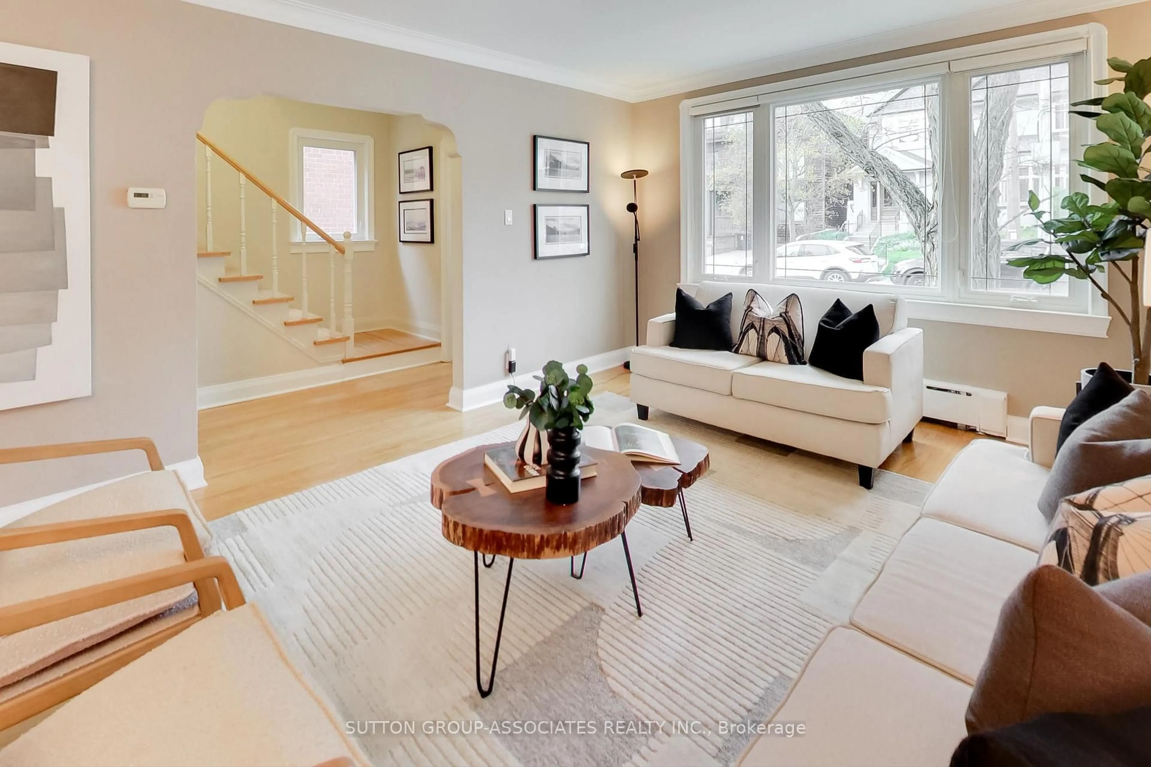 Living room with furniture, unknown for 45 Tyrrel Ave, Toronto Ontario M6G 2G1