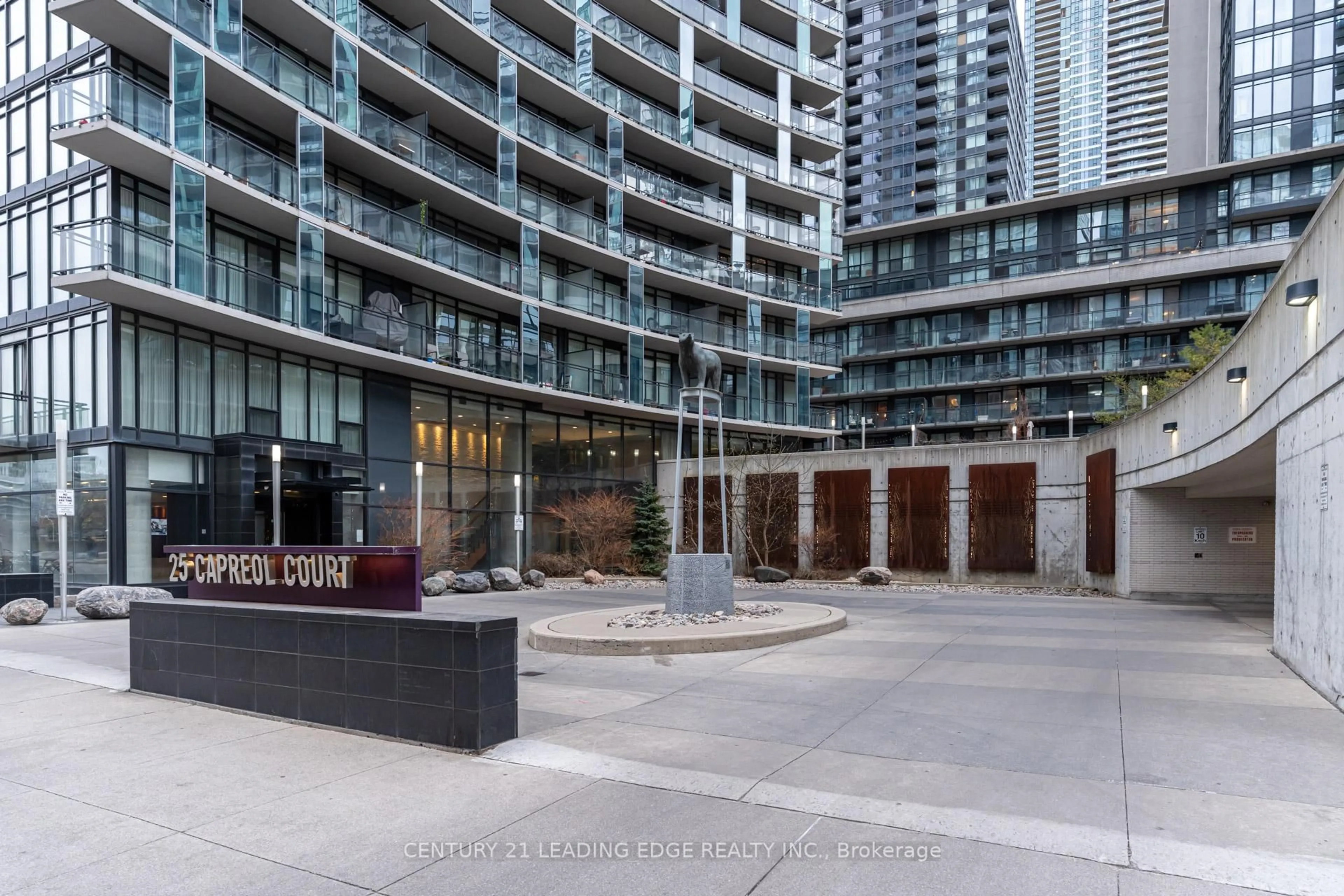 Indoor foyer for 25 Capreol Crt #3206, Toronto Ontario M5V 3Z7