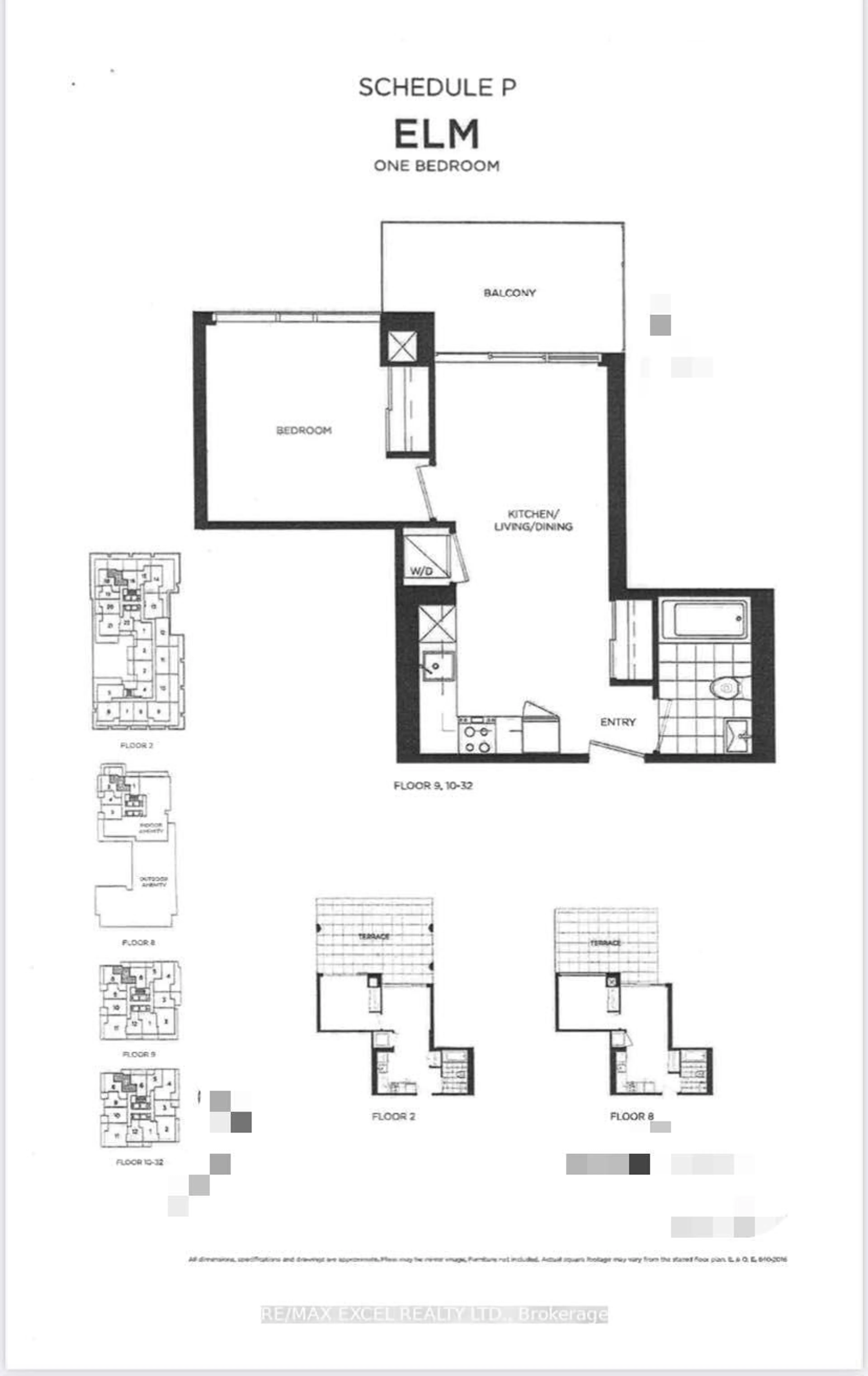 Floor plan for 50 O'Neill Dr #3007, Toronto Ontario M3C 0R1