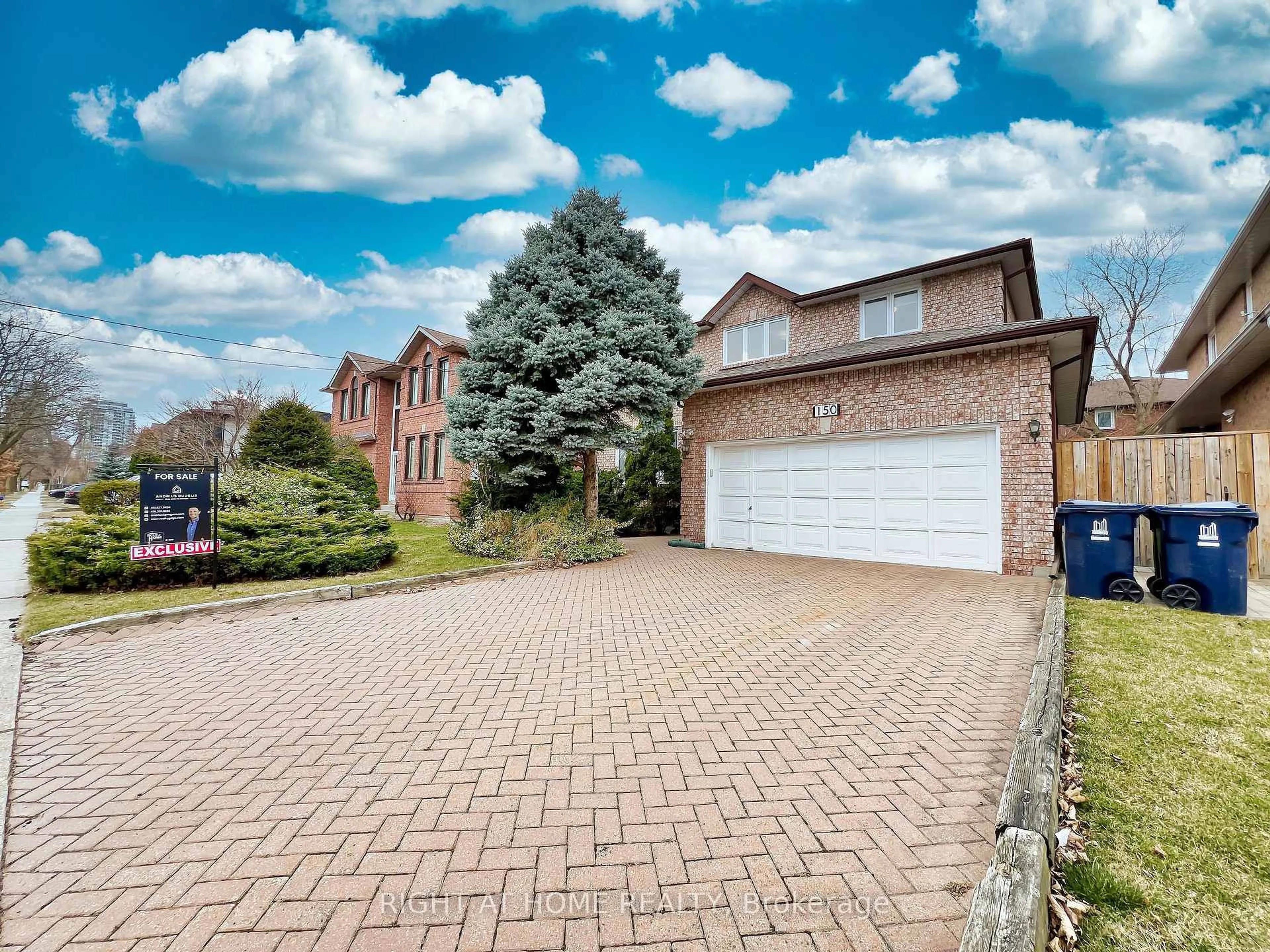 Home with brick exterior material, street for 150 Holmes Ave, Toronto Ontario M2N 4M6