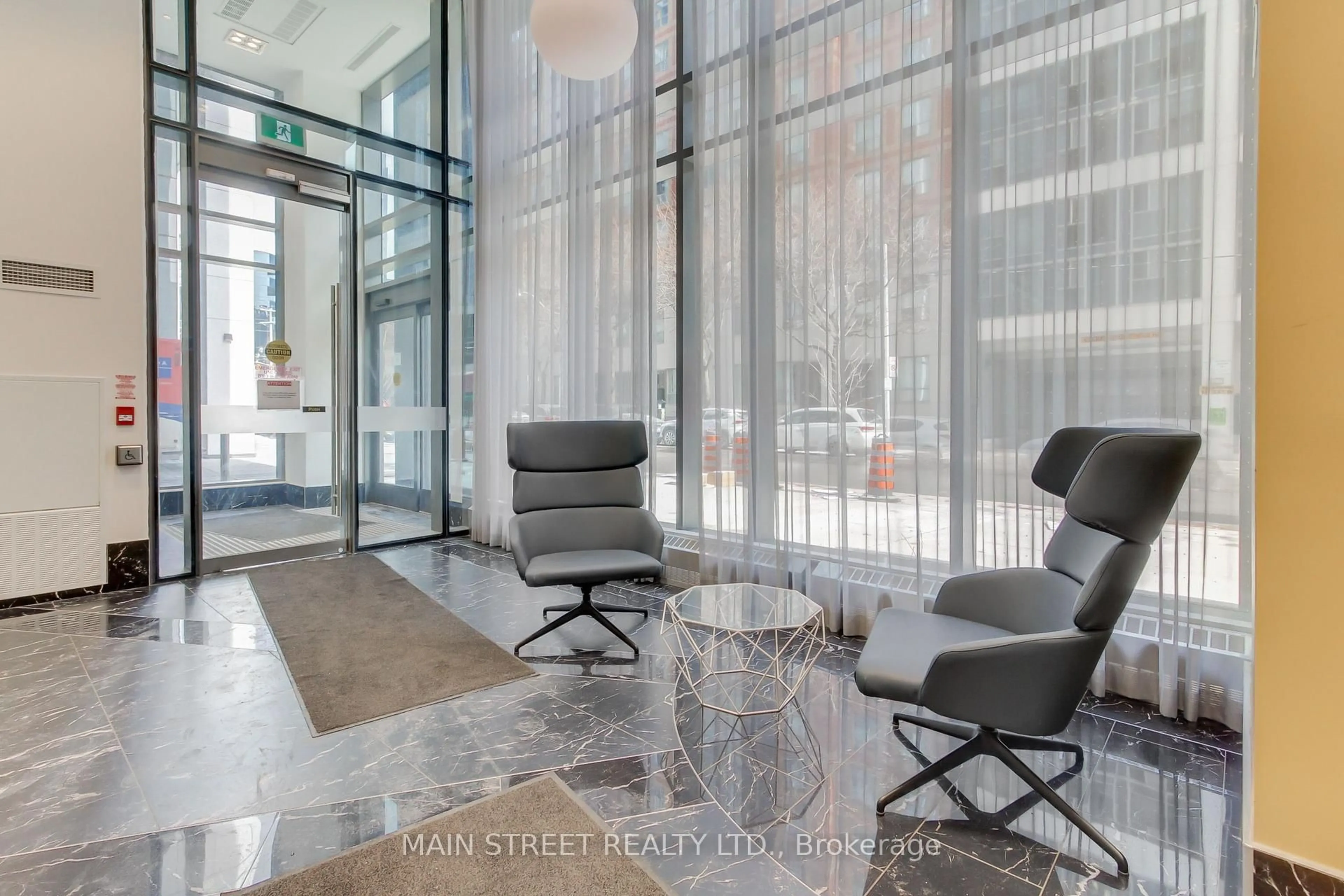 Indoor foyer for 60 Princess St #201, Toronto Ontario M5A 2C7