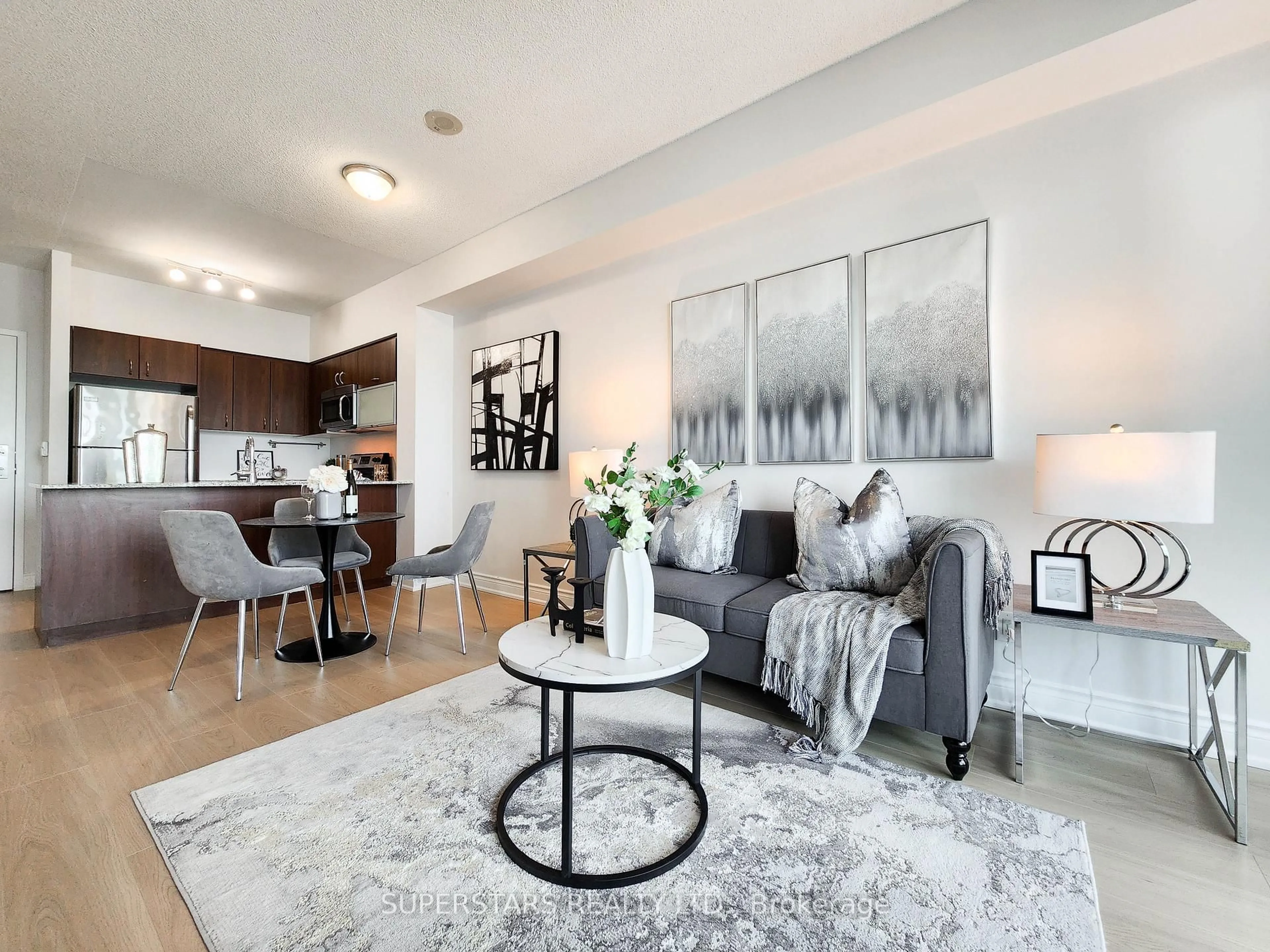 Living room with furniture, unknown for 150 east liberty St #1301, Toronto Ontario M6K 3R5
