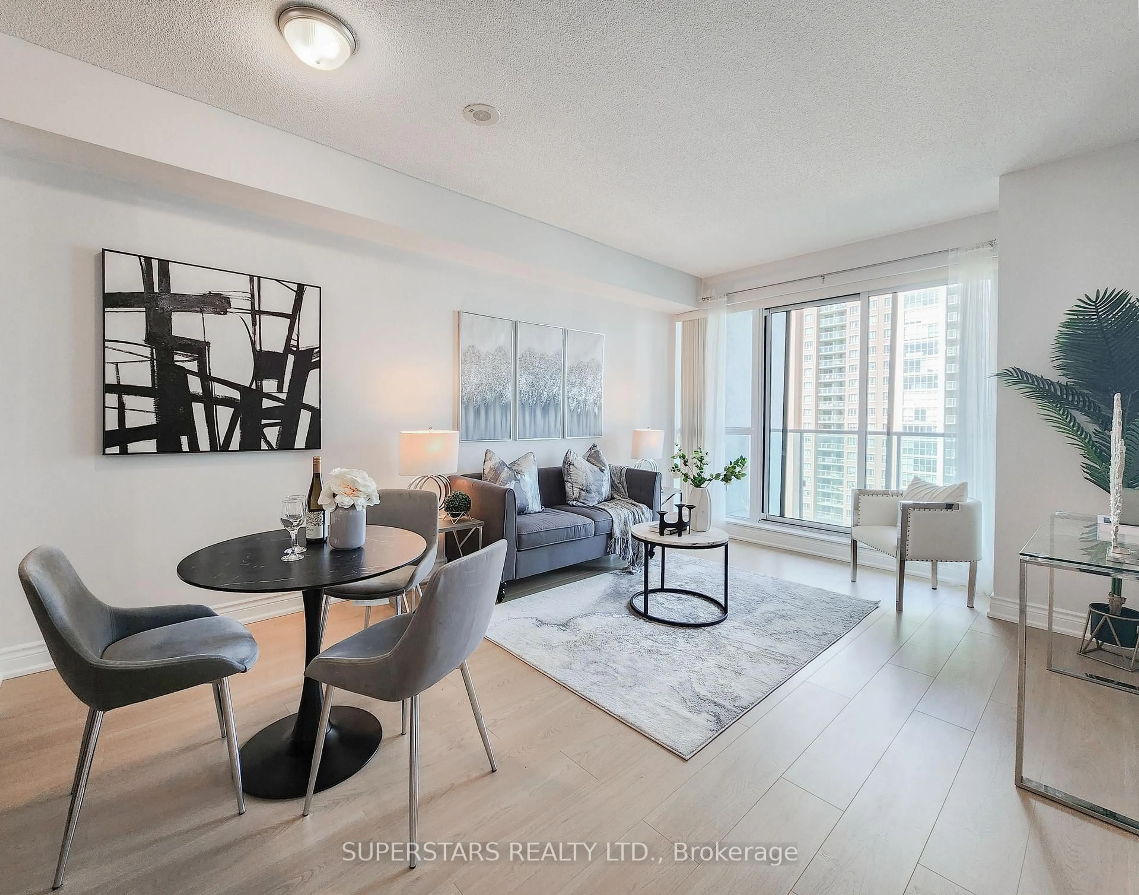 Living room with furniture, unknown for 150 east liberty St #1301, Toronto Ontario M6K 3R5