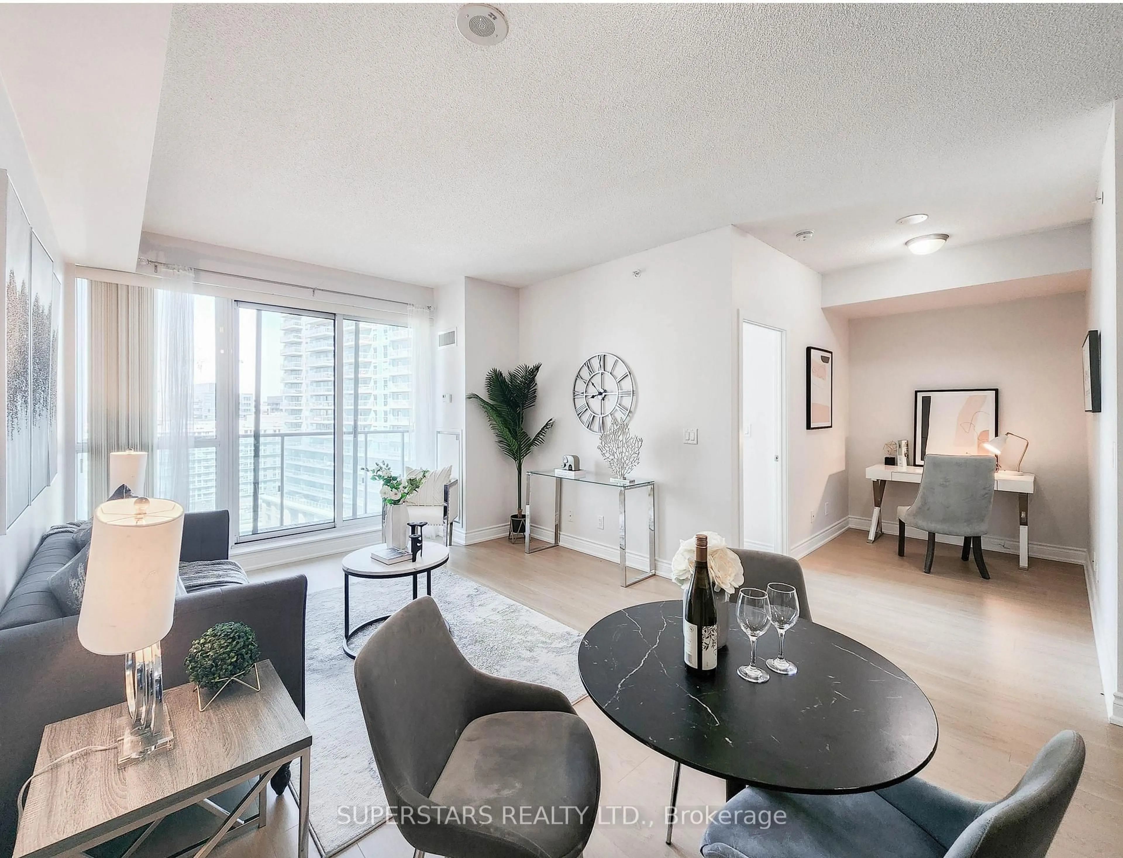 Living room with furniture, unknown for 150 east liberty St #1301, Toronto Ontario M6K 3R5