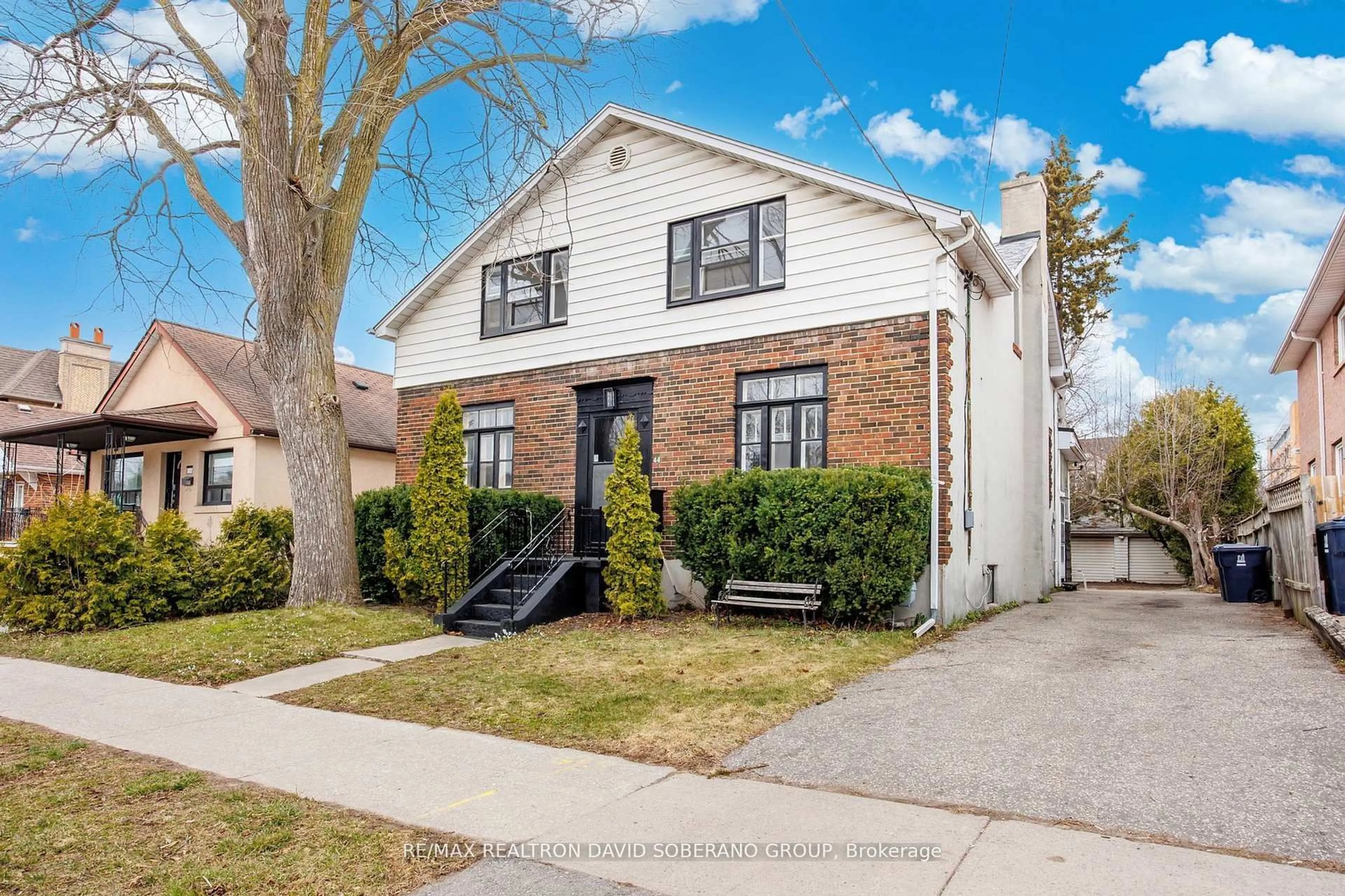 Home with brick exterior material, street for 44 Sultana Ave, Toronto Ontario M6A 1T1