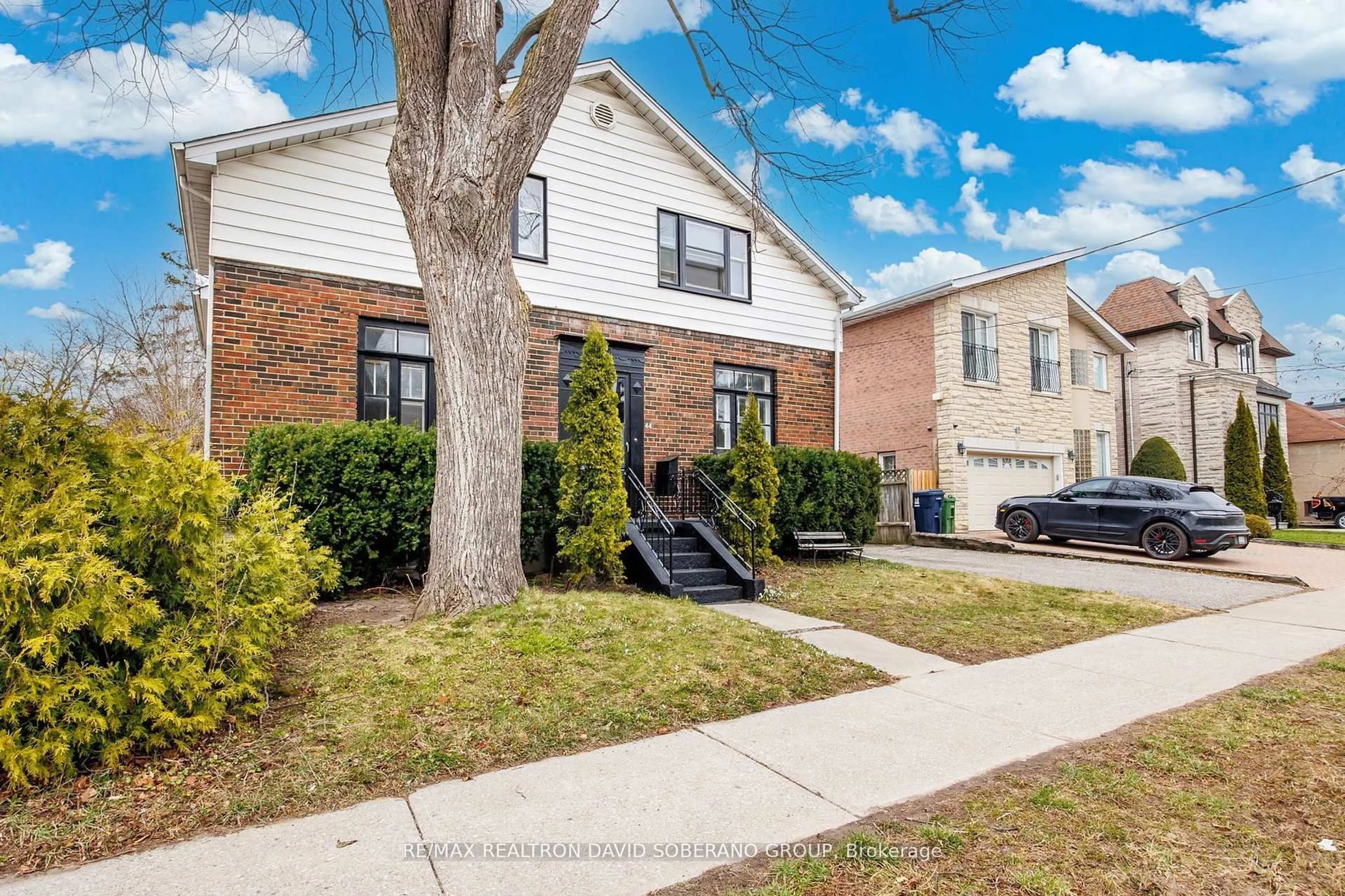Home with brick exterior material, street for 44 Sultana Ave, Toronto Ontario M6A 1T1
