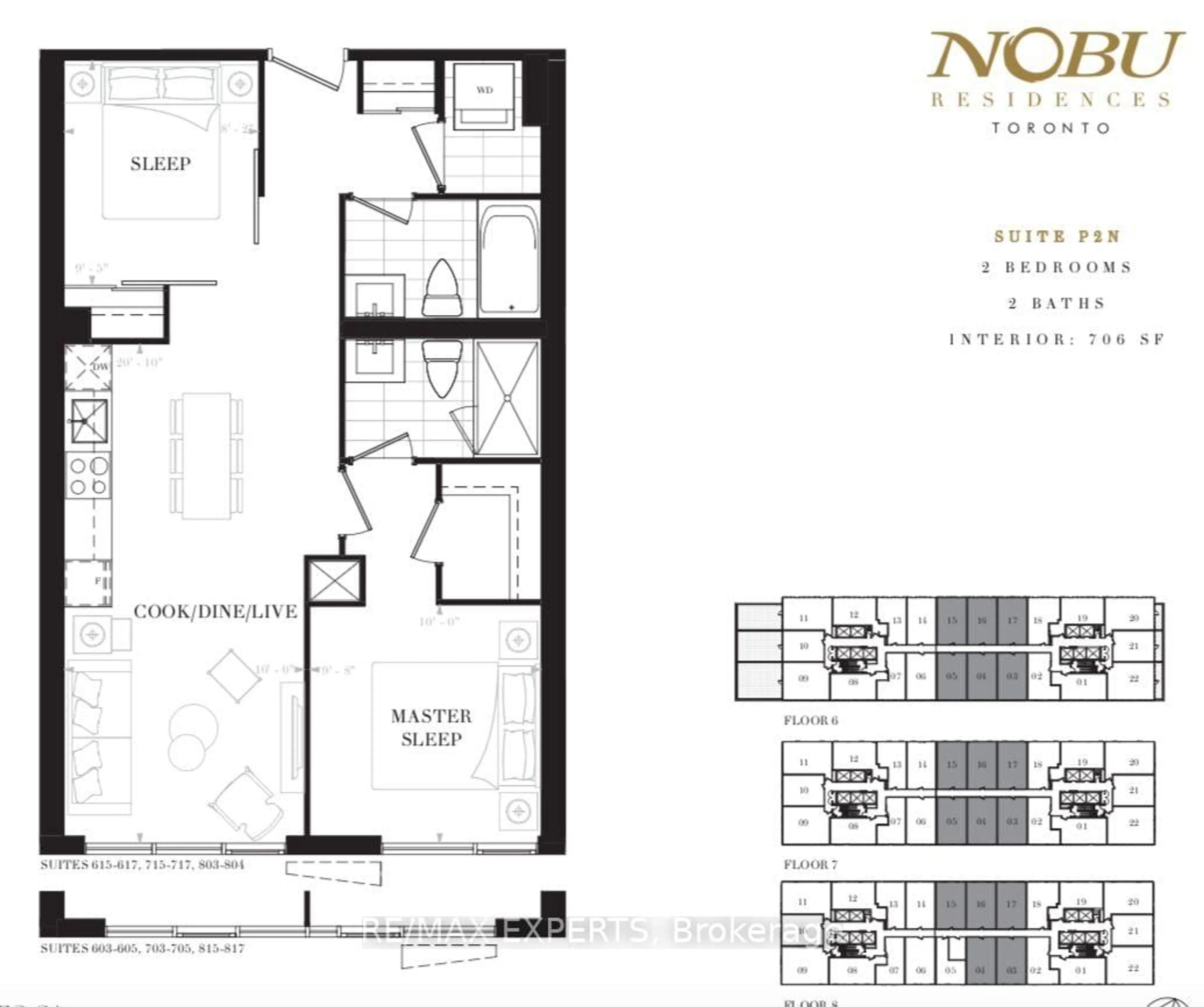 Floor plan for 15 Mercer St #716, Toronto Ontario M5V 1H2