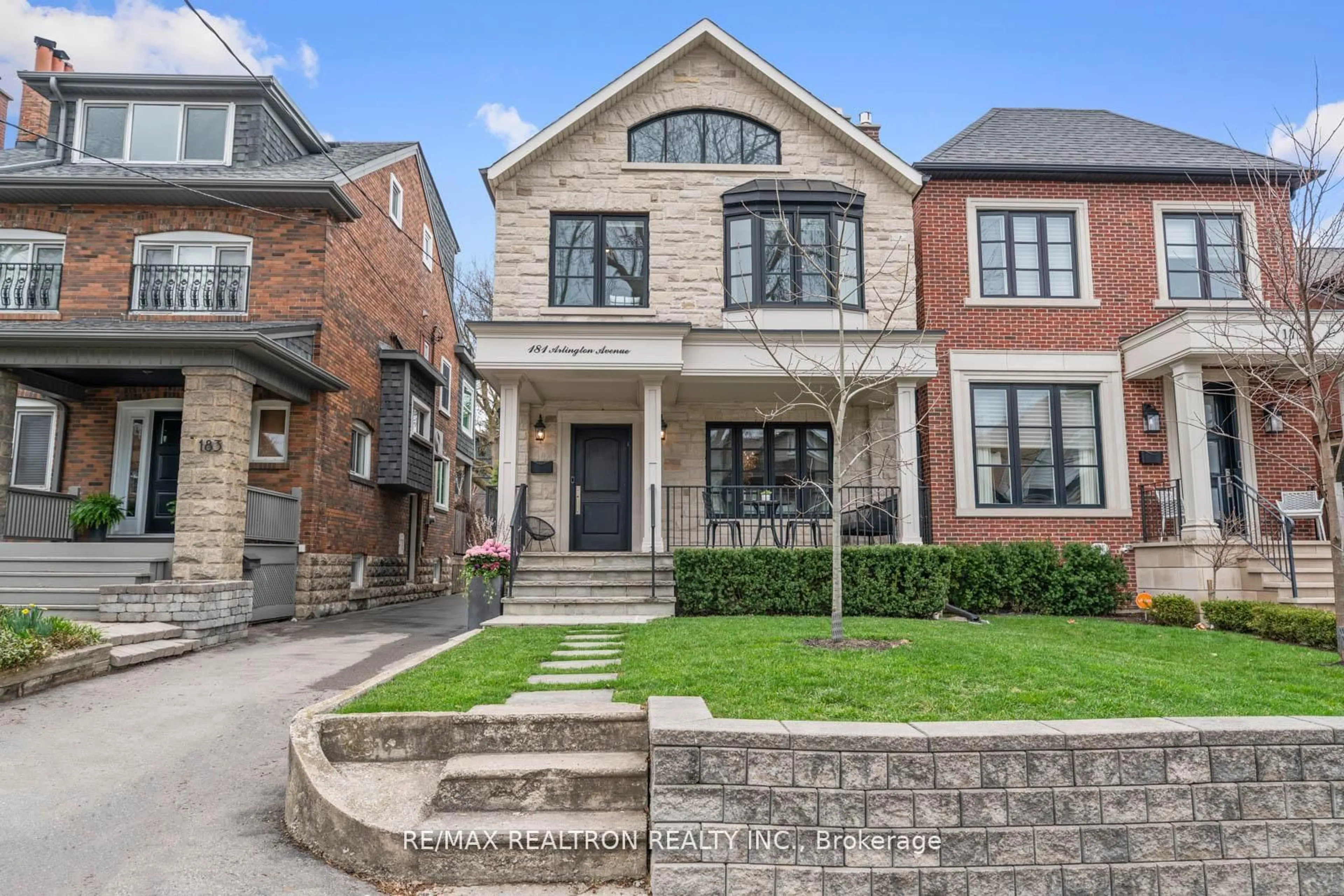 Home with brick exterior material, street for 181 Arlington Ave, Toronto Ontario M6C 2Z4