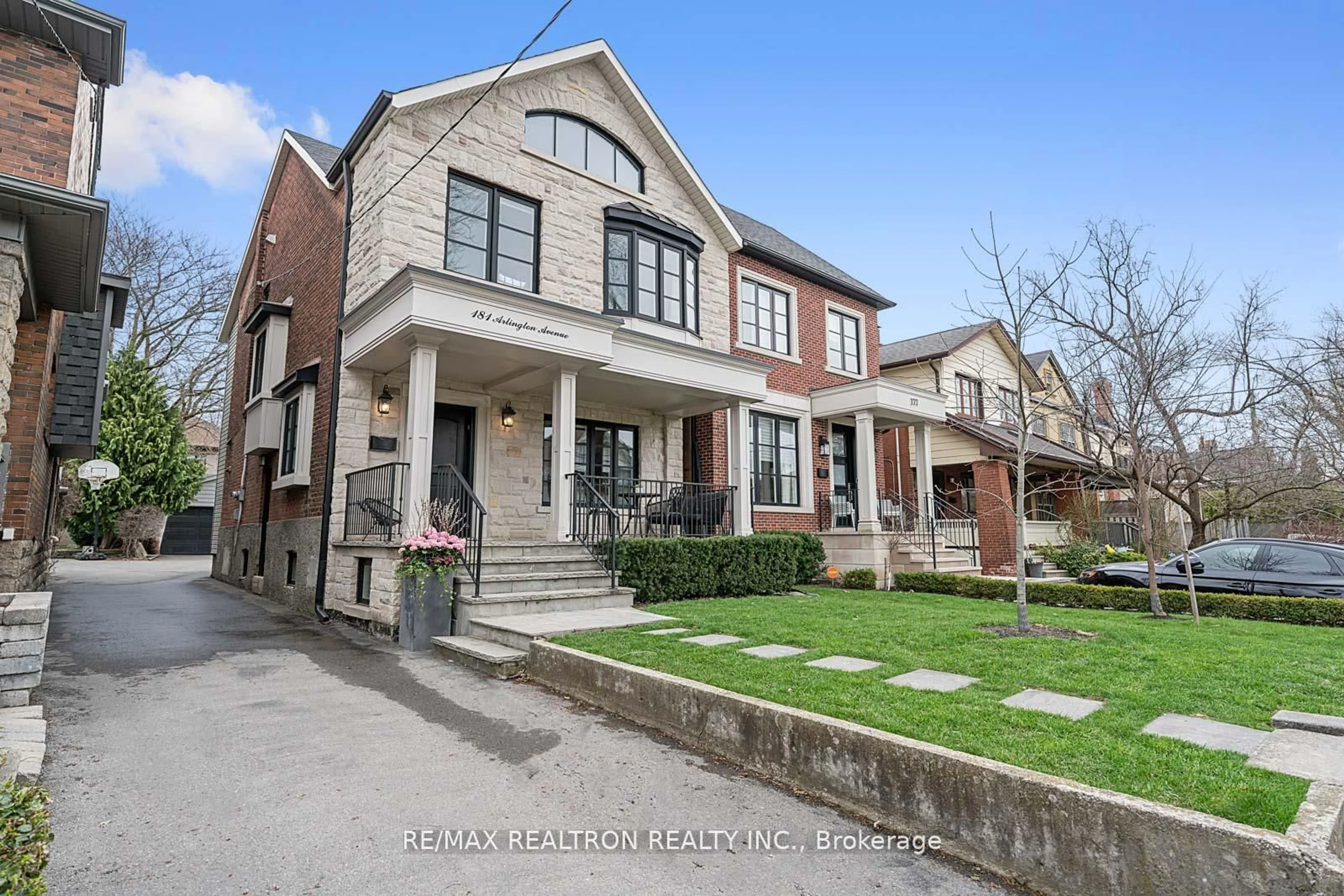 Home with brick exterior material, street for 181 Arlington Ave, Toronto Ontario M6C 2Z4