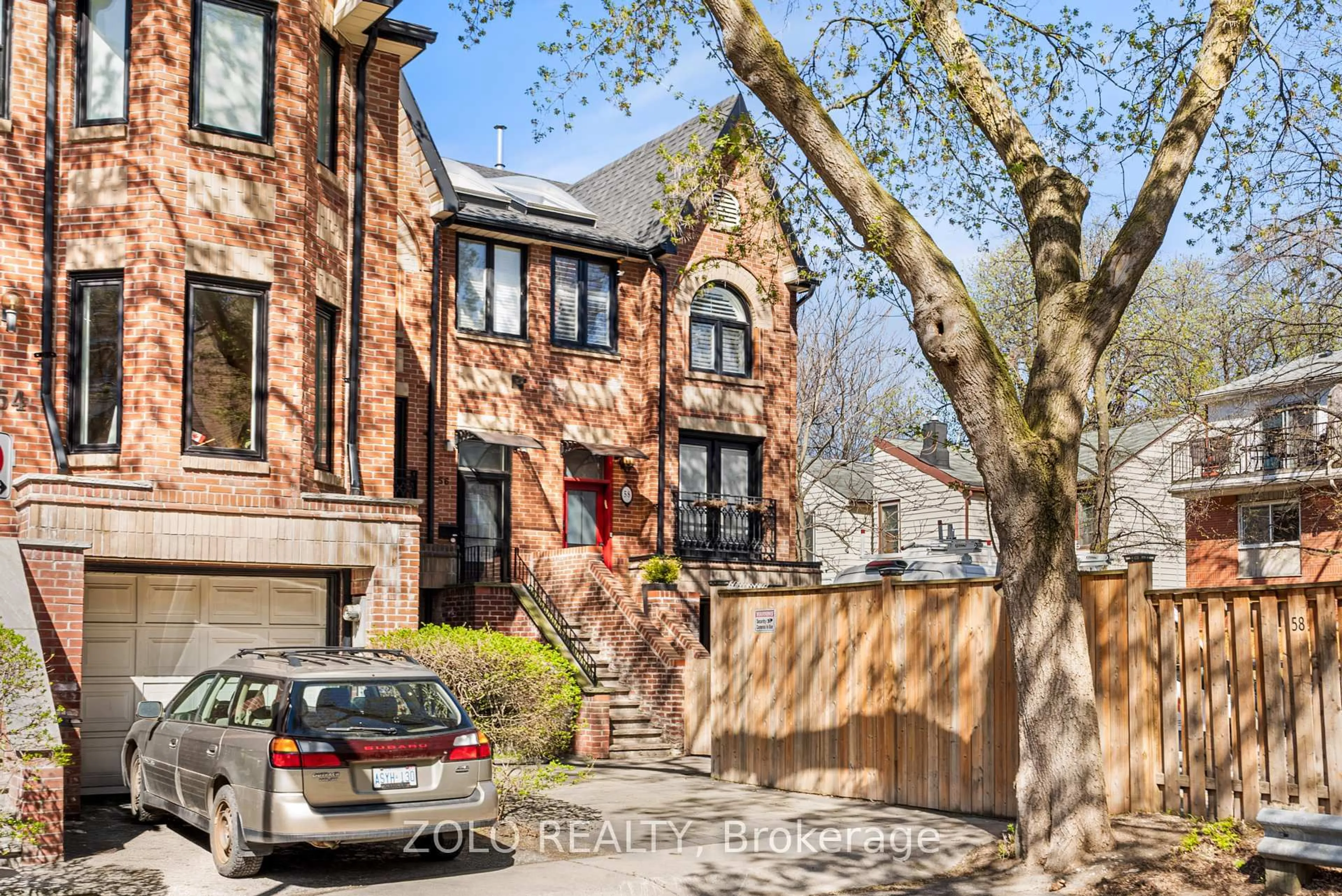 Home with brick exterior material, street for 58 Soho Sq, Toronto Ontario M5T 2Z4