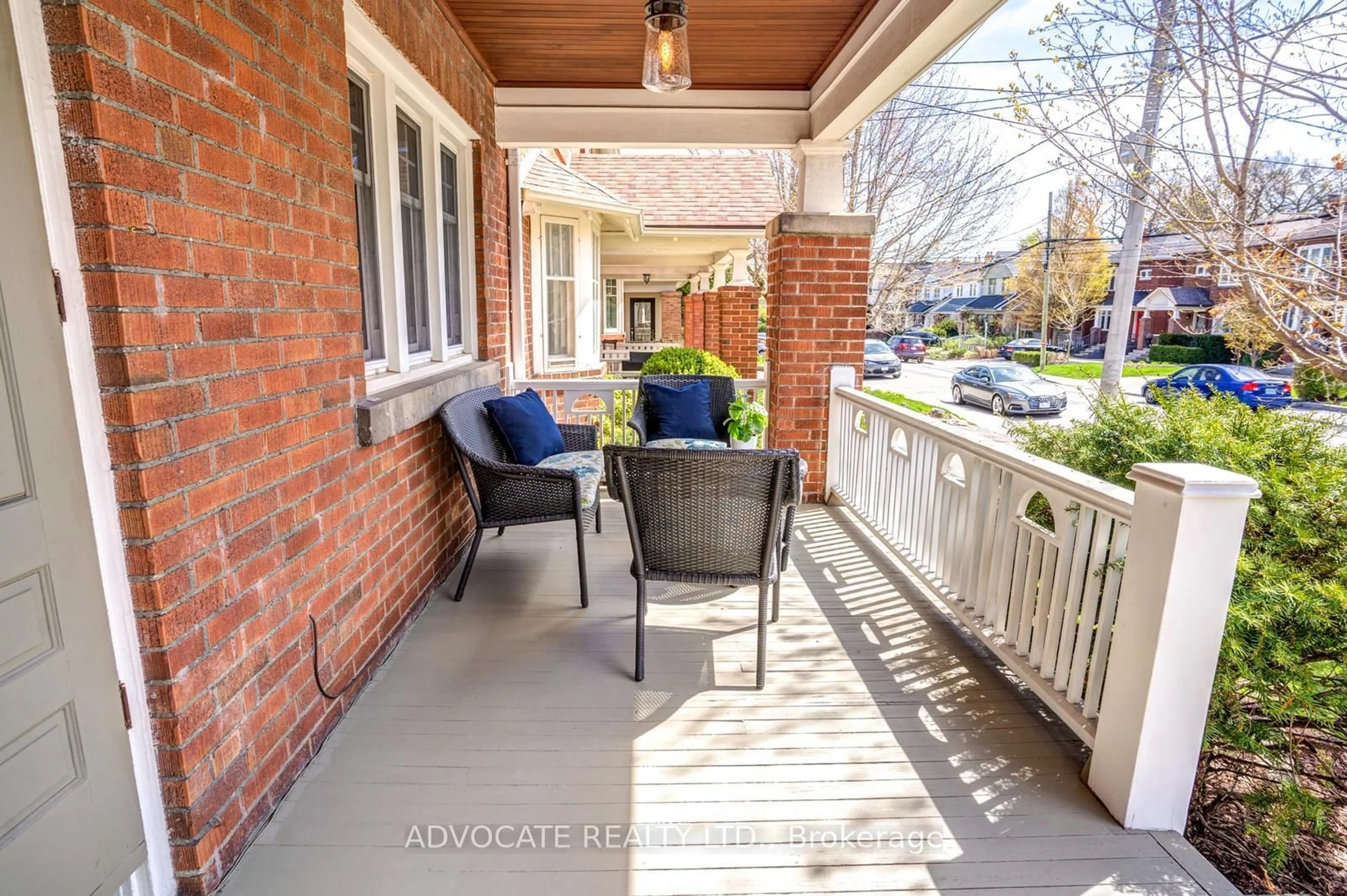 Patio, street for 110 Deloraine Ave, Toronto Ontario M5M 2A9
