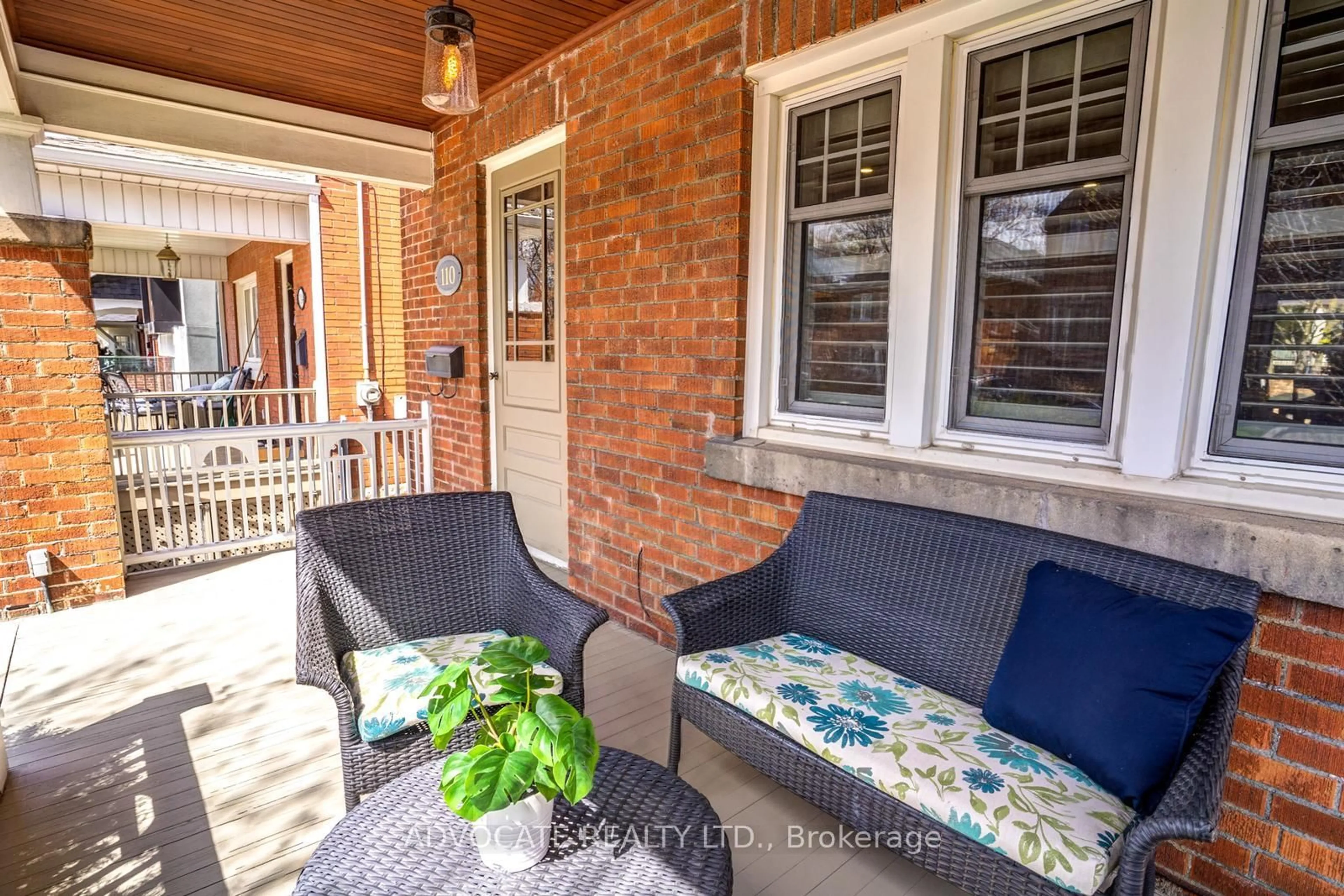 Patio, street for 110 Deloraine Ave, Toronto Ontario M5M 2A9