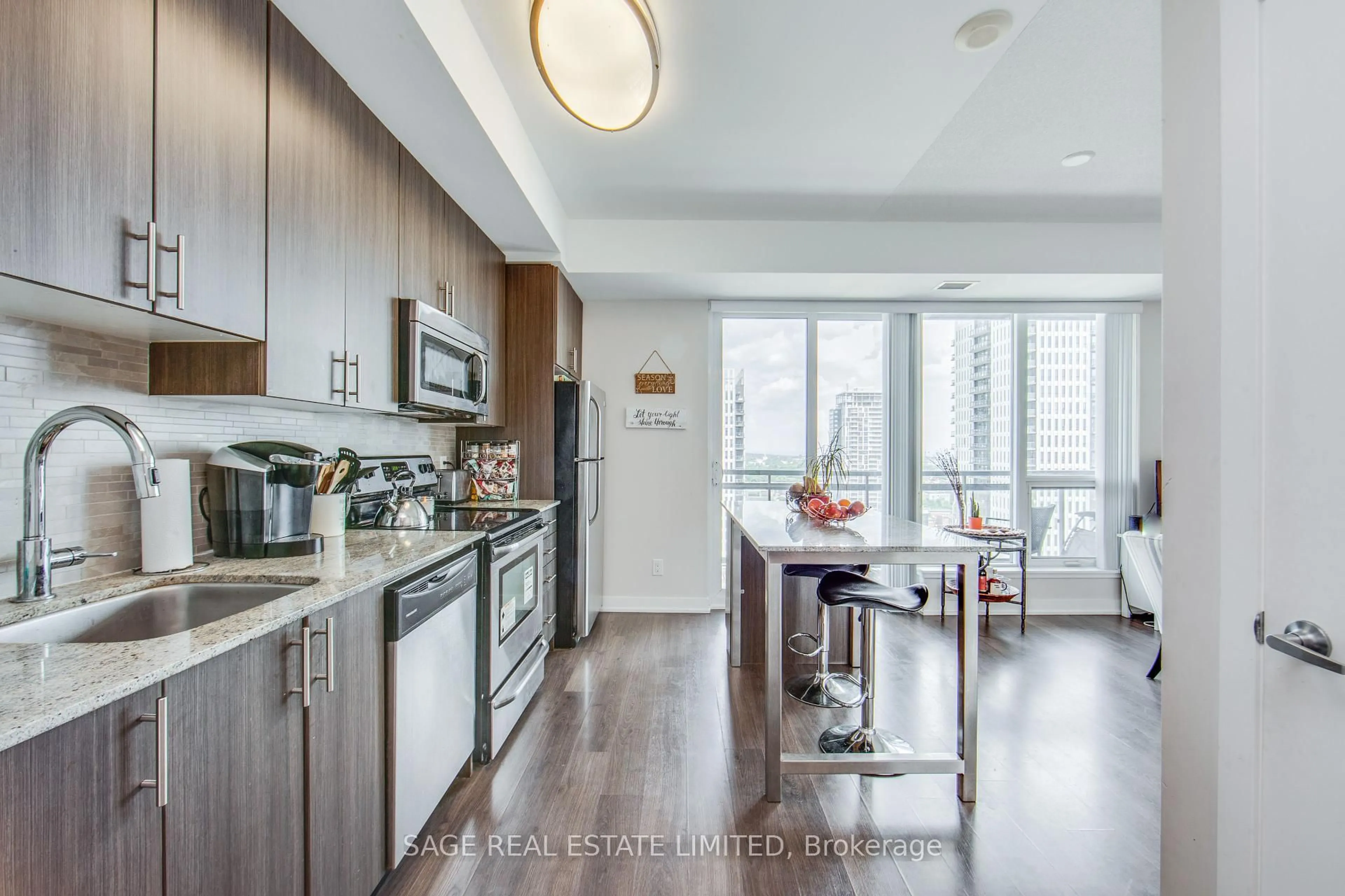 Open concept kitchen, unknown for 225 Sackville St #1912, Toronto Ontario M5A 0B9