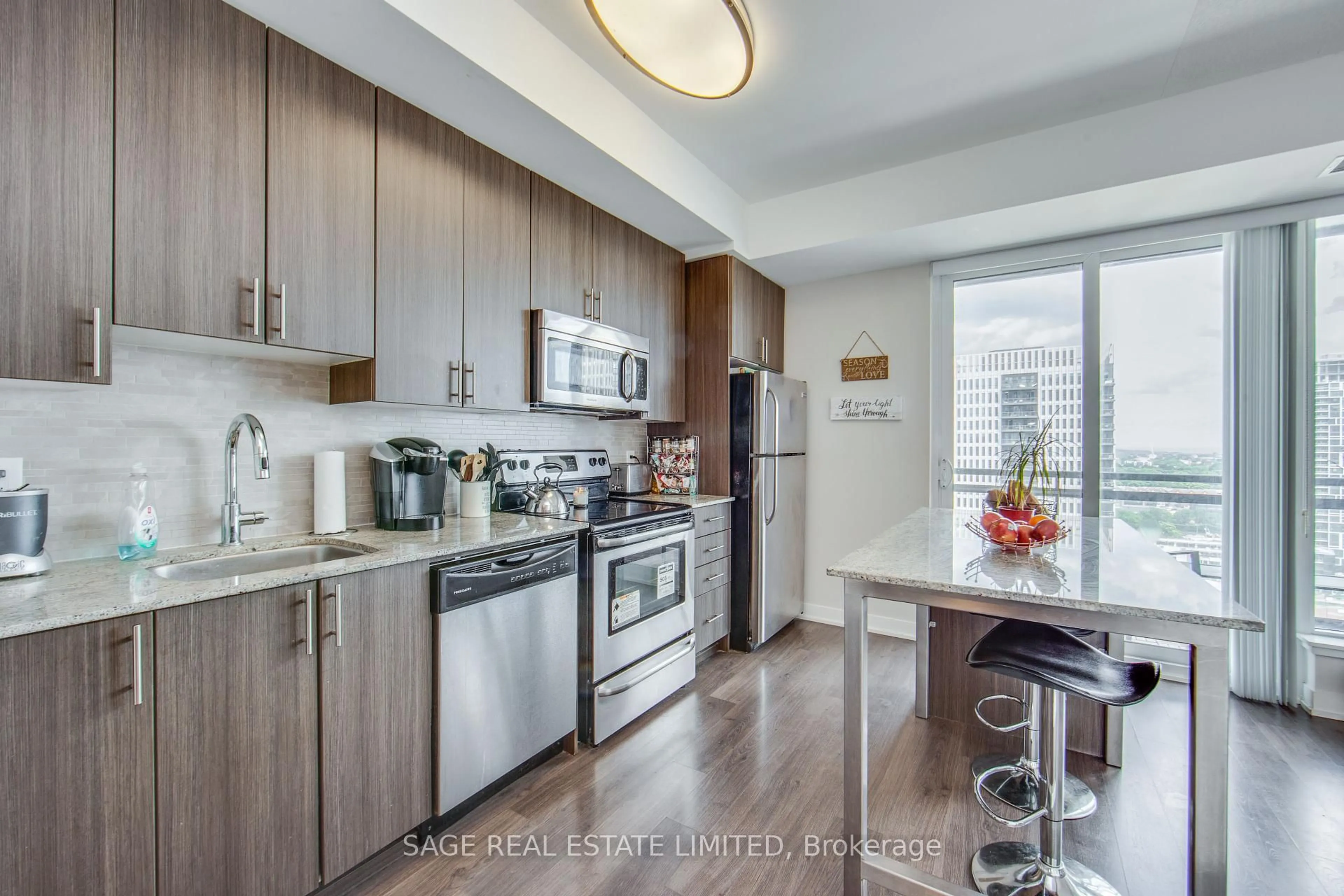 Open concept kitchen, unknown for 225 Sackville St #1912, Toronto Ontario M5A 0B9