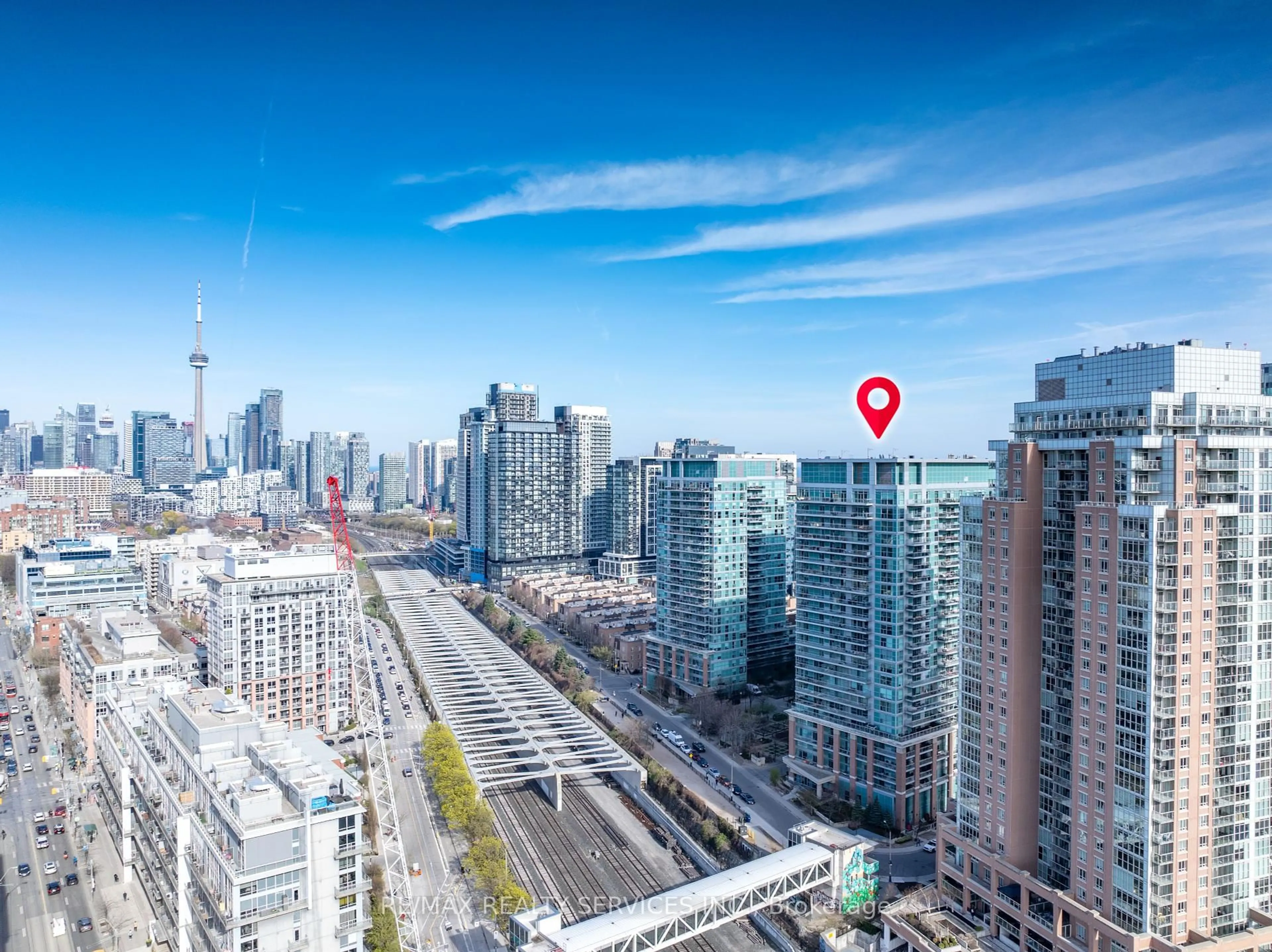 Picture of a map for 100 Western Battery Rd #2009, Toronto Ontario M6K 3S2