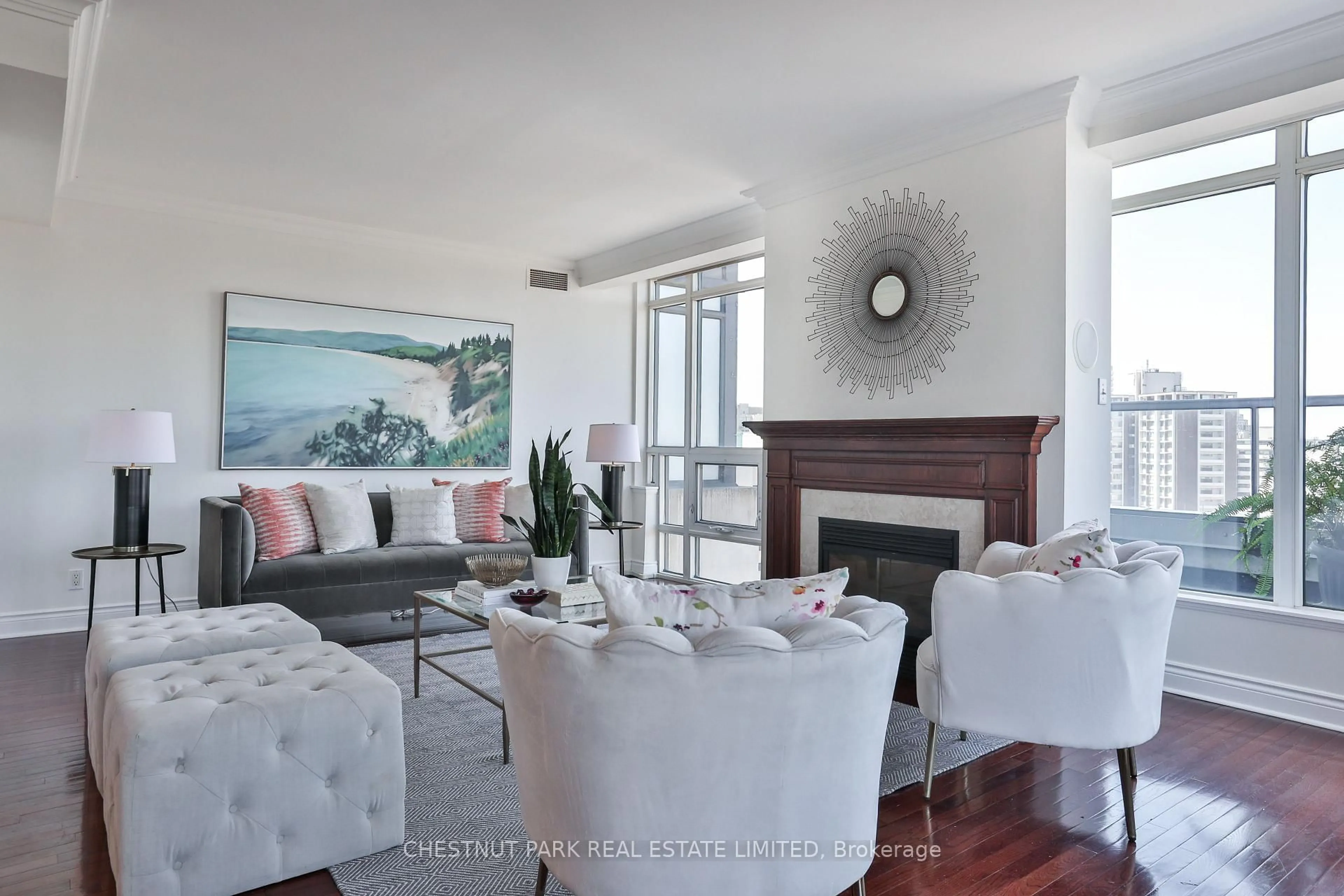 Living room with furniture, unknown for 10 Delisle Ave #1205, Toronto Ontario M4V 3C6