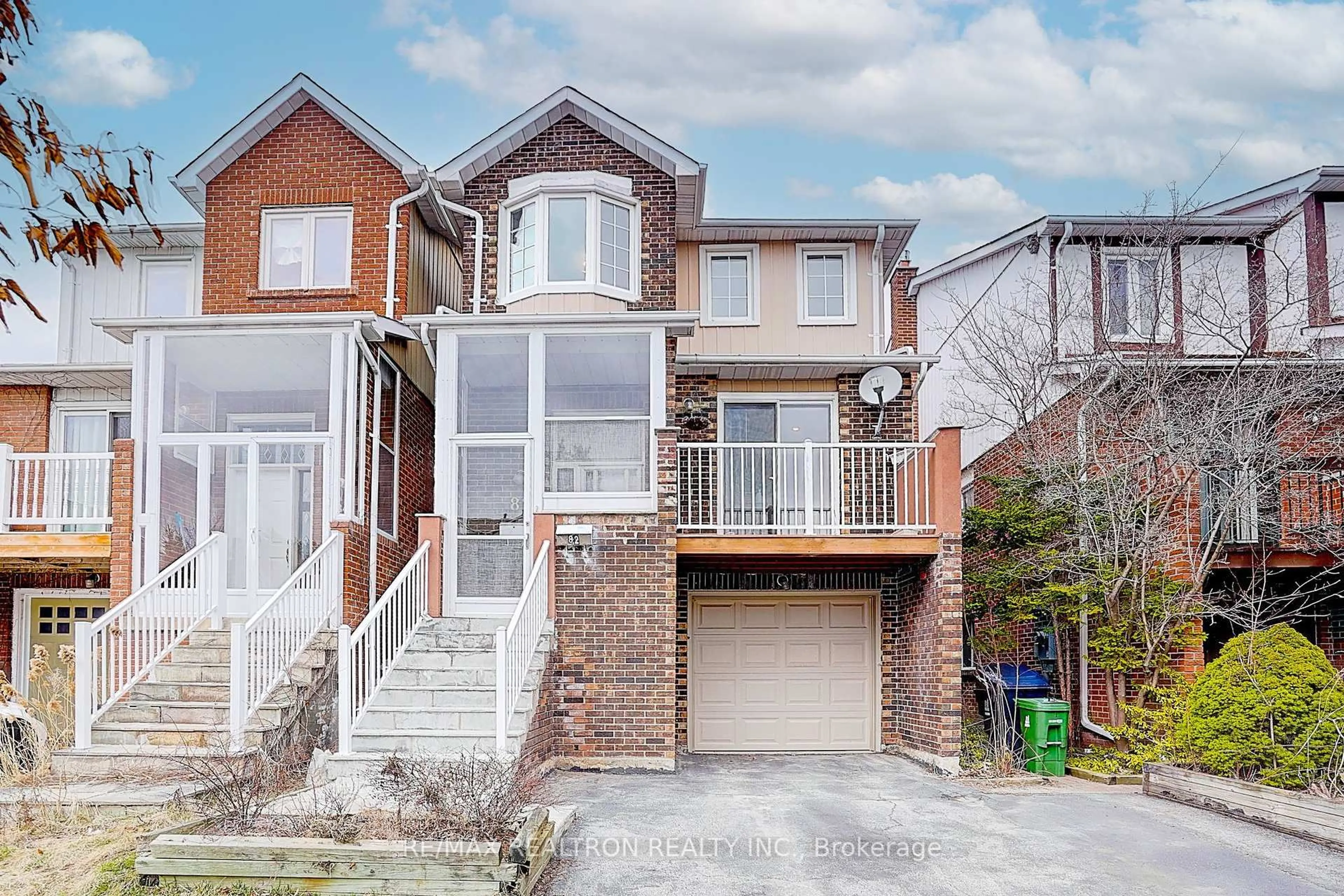 Home with brick exterior material, street for 82 Carnival Crt, Toronto Ontario M2R 3T8