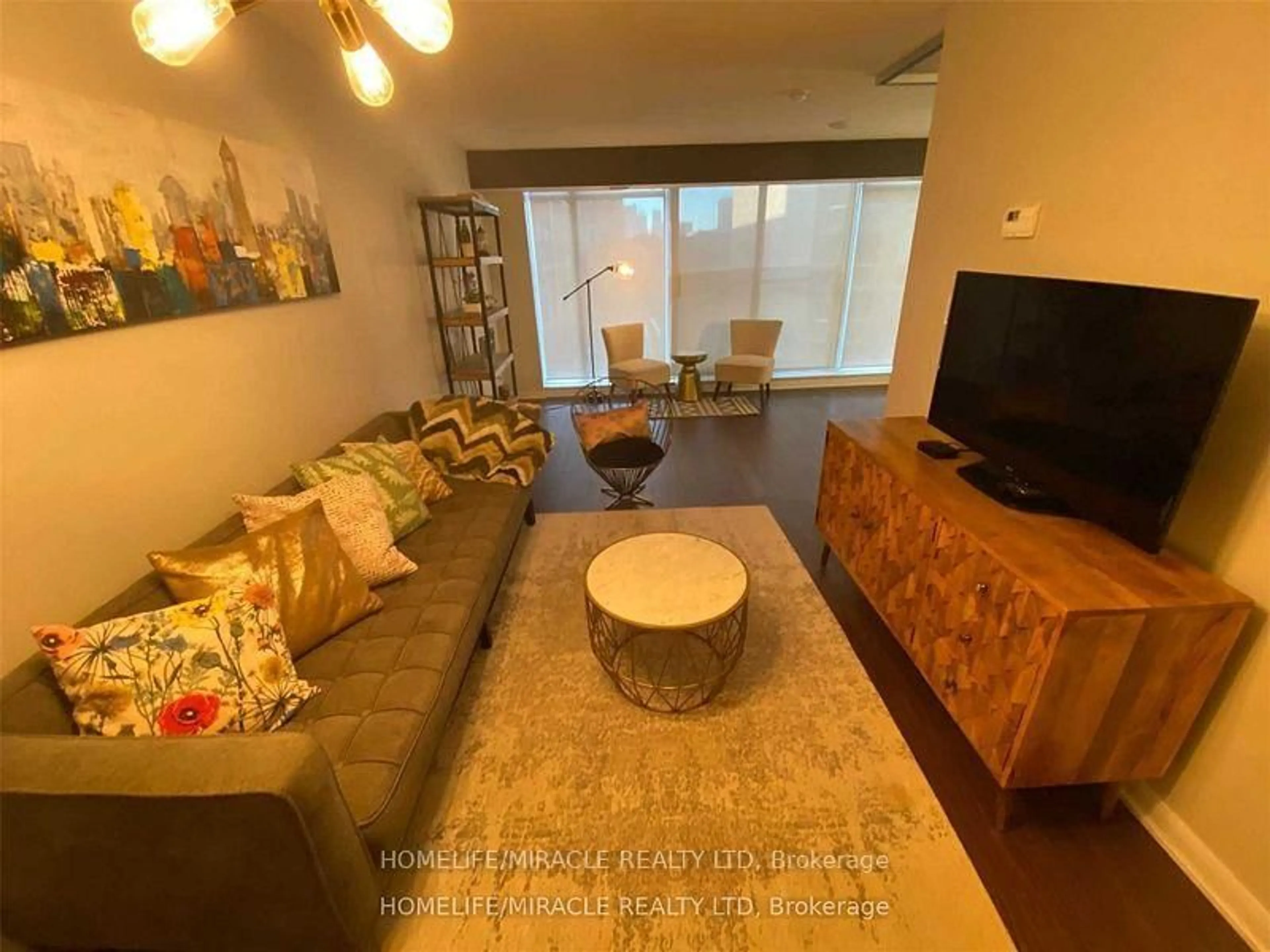 Living room with furniture, unknown for 205 Frederick St #508, Toronto Ontario M5A 4V3
