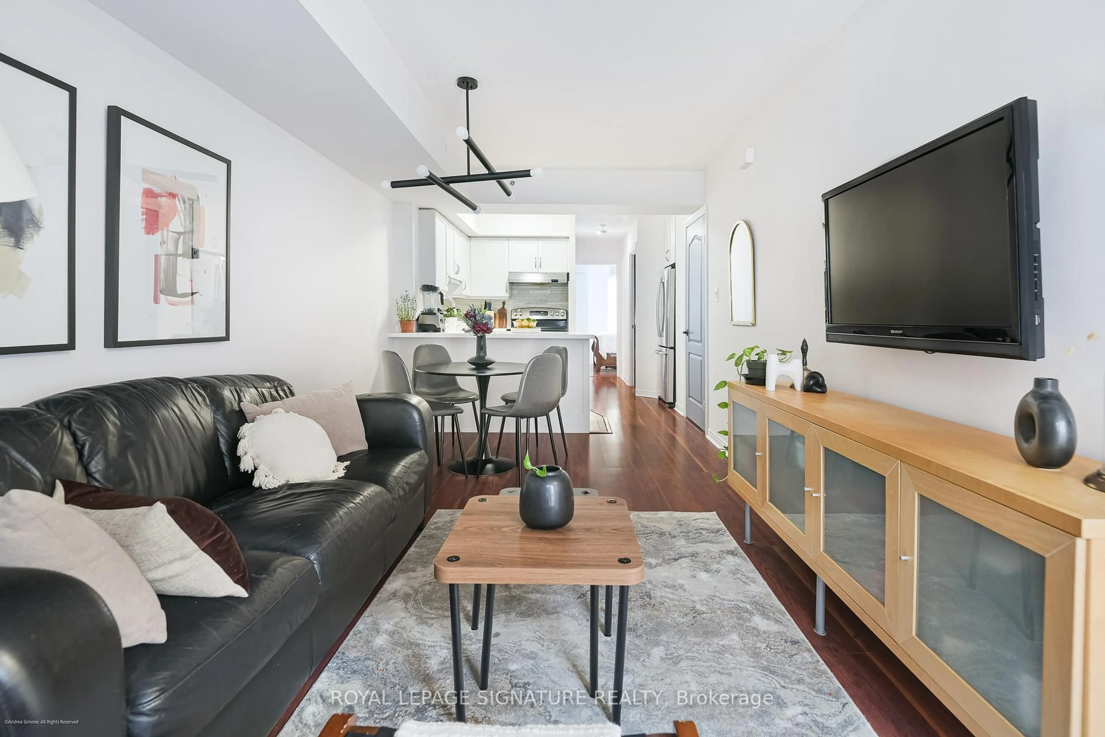 Living room with furniture, unknown for 12 Sudbury St #3004, Toronto Ontario M6J 3W7