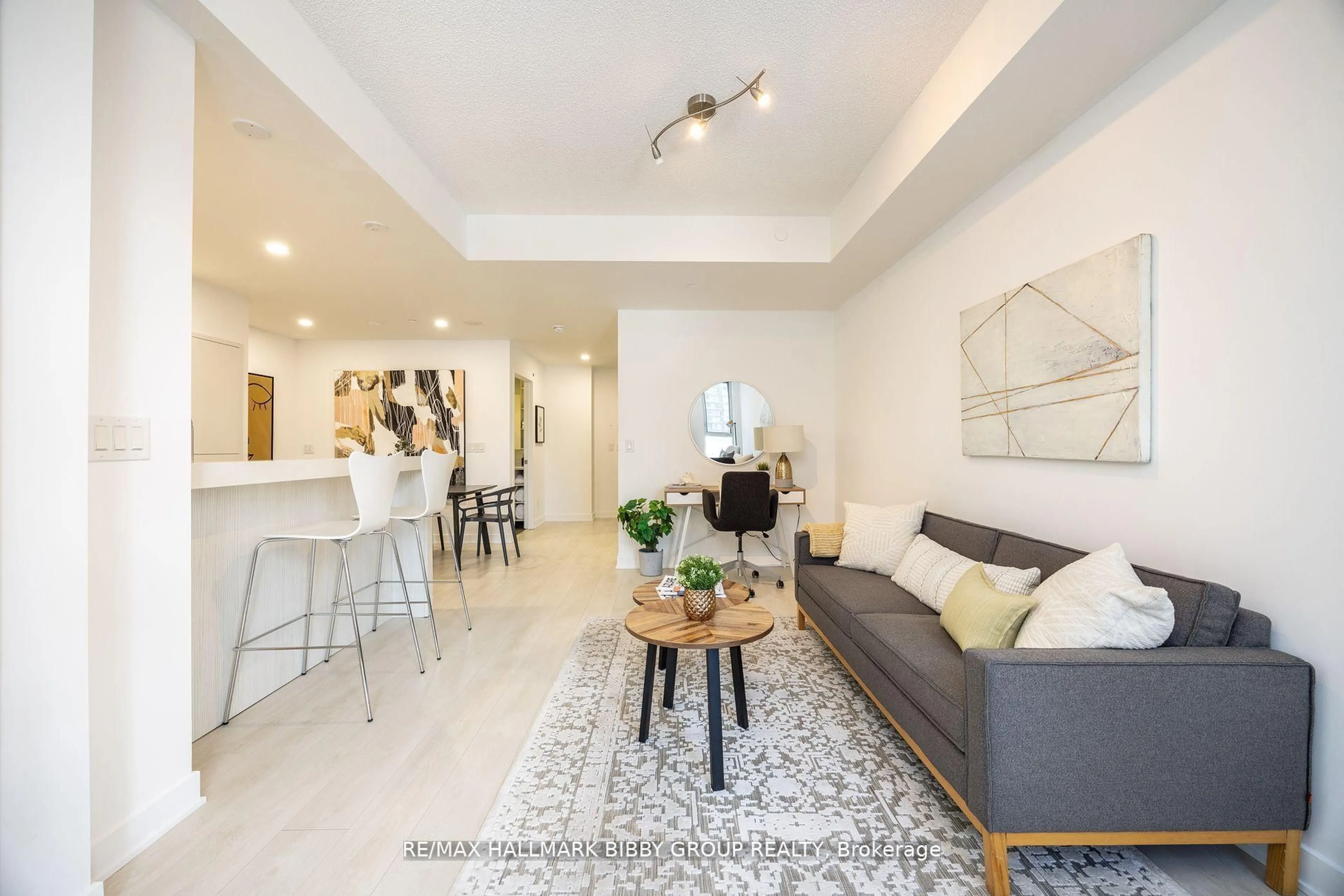 Living room with furniture, unknown for 170 Sumach St #807, Toronto Ontario M5A 0C3